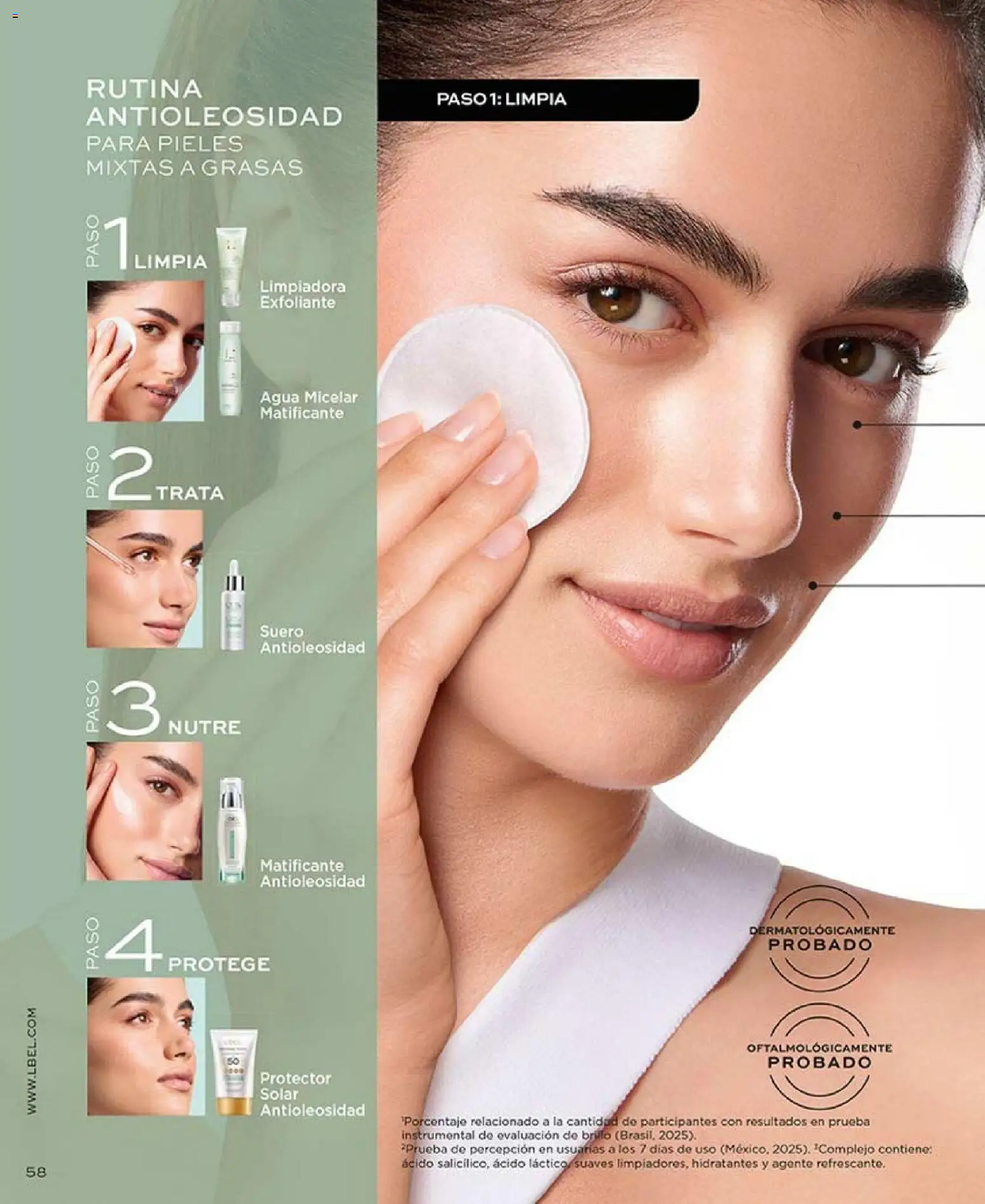 L'Bel revista - valida desde el 01.03.2026 | Página: 58 | Productos: Agua, Agua micelar, Brillo, Protector solar