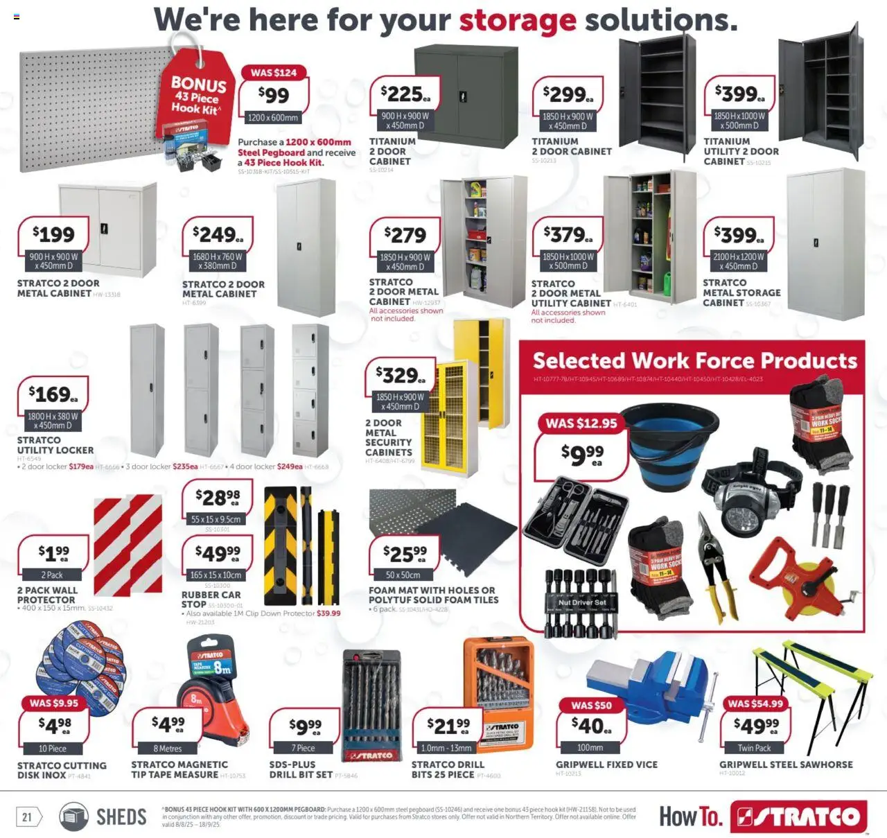 Stratco catalogue - valid from 08.08.2025 | Page: 21 | Products: Cabinet, Door, Accessories, Disk
