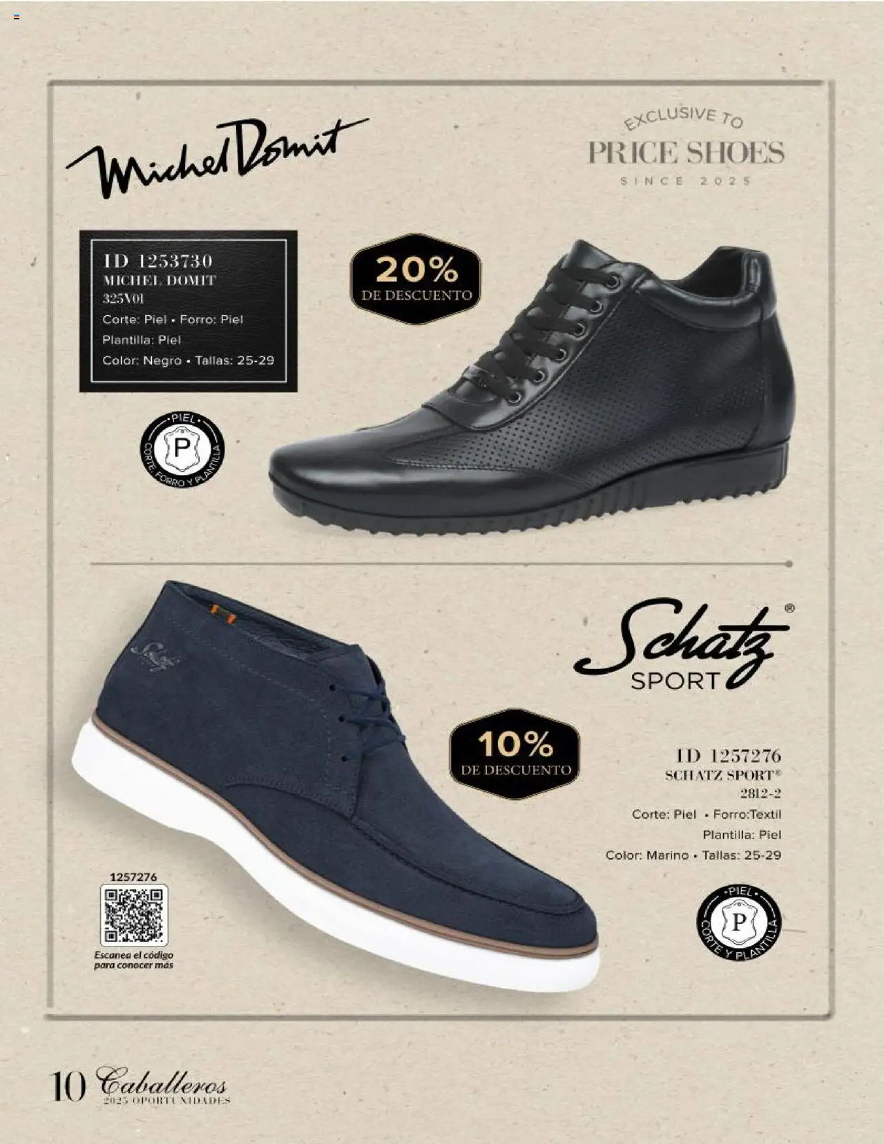 Nuevas ofertas de Price Shoes válidas en toda la República Mexicana desde el 15.09.2025. ¡Encuentra las mejores ofertas en Price Shoes - Catálogo Oportunidades Caballeros ! | Página: 10