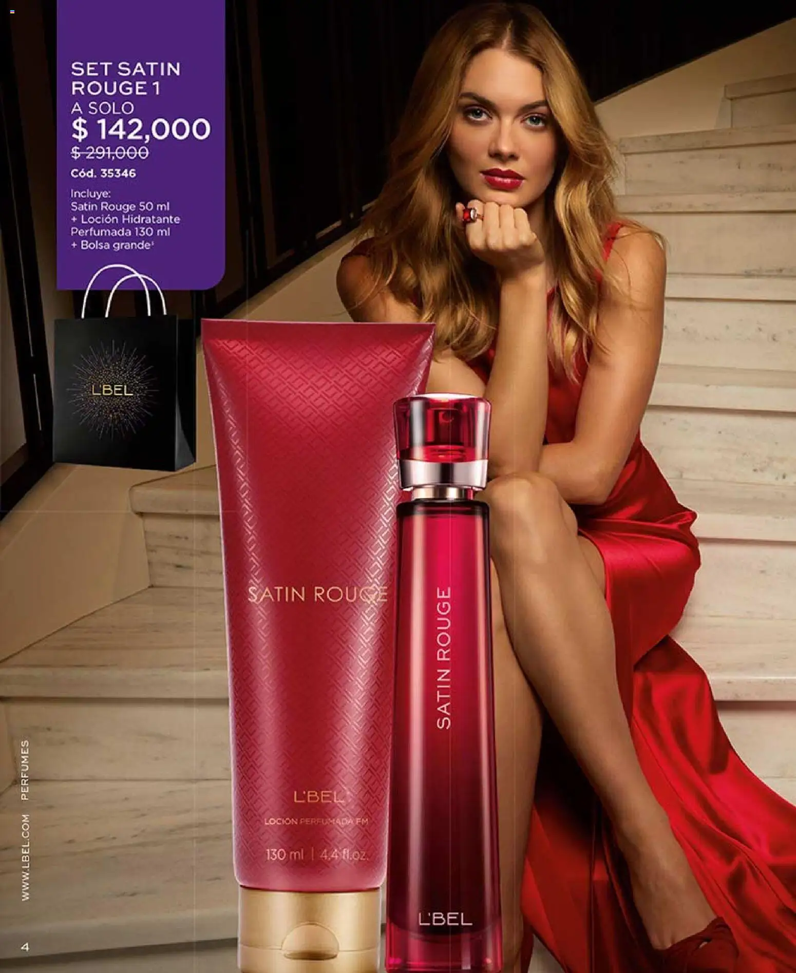 L'Bel revista - valida desde el 03.04.2026 | Página: 4 | Productos: Bolsa, Loción