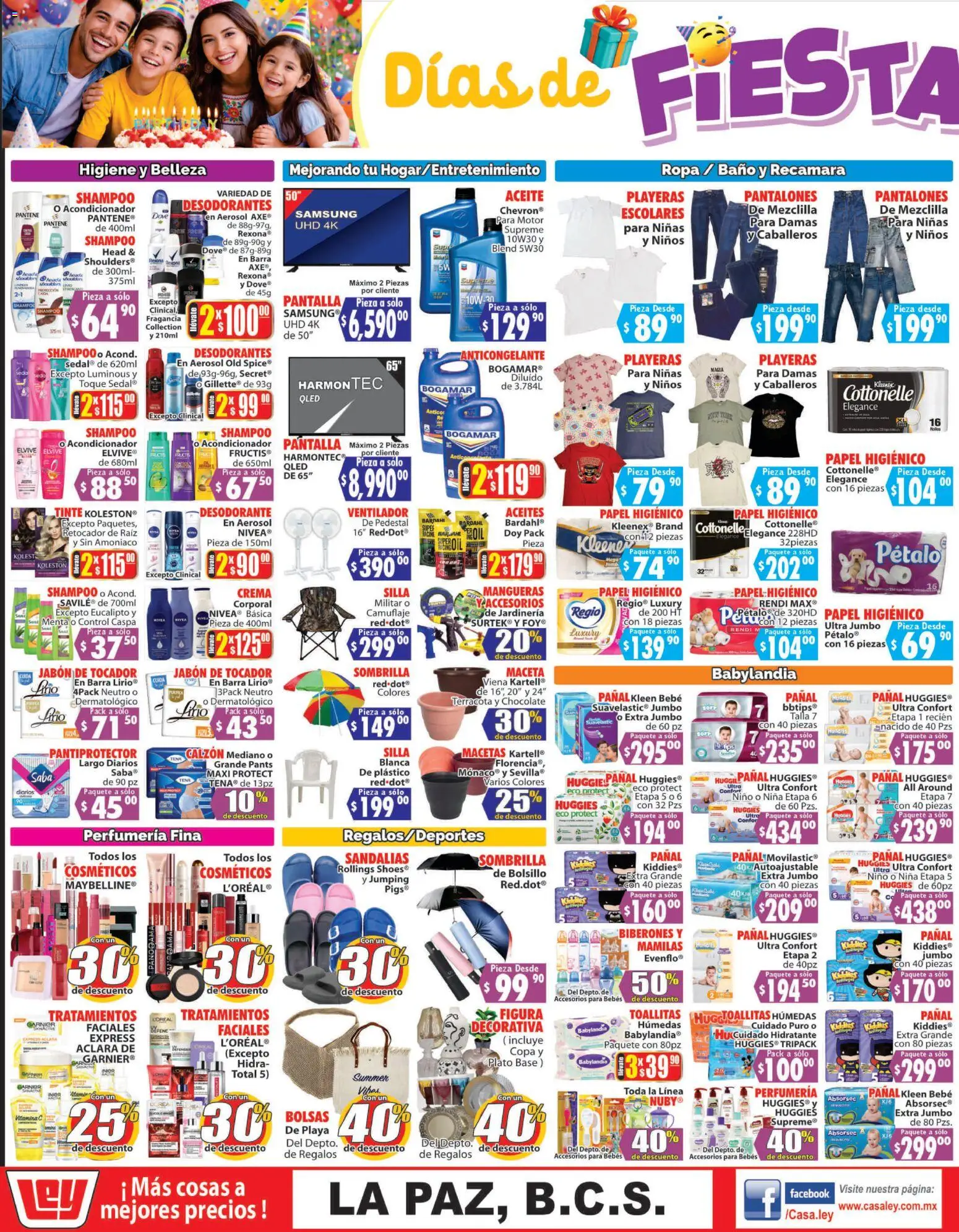 Nuevas ofertas de Casa Ley válidas en toda la República Mexicana desde el 16.04.2026. ¡Encuentra las mejores ofertas en Casa Ley folleto Autoservicio La Paz, BCS! | Página: 3 | Productos: Ventilador, Chocolate, Fragancia, Jabón