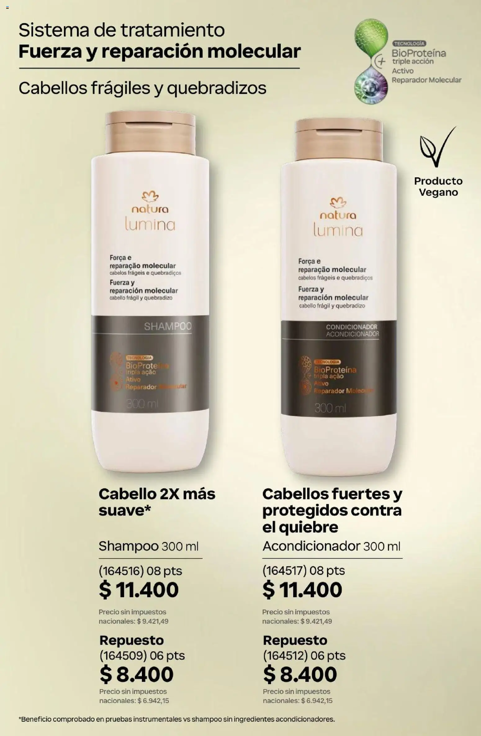 Natura Catálogo Ciclo 4/2026 │ válido desde el 01.04.2026 | Página: 260 | Productos: Shampoo, Acondicionador