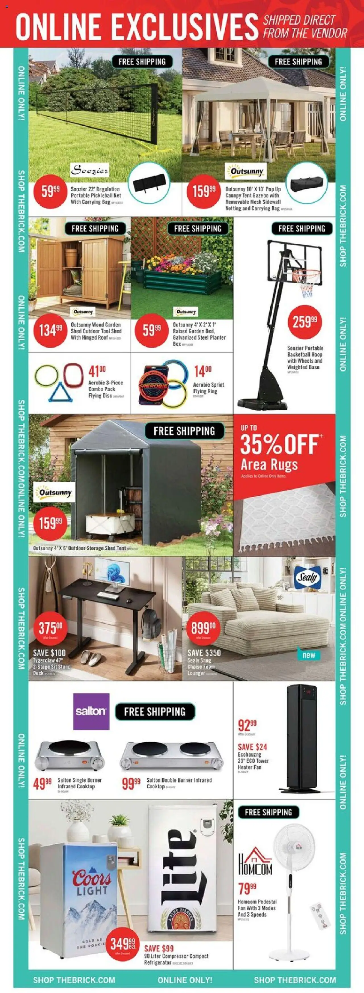 The Brick flyer valid from 31.07.2025 | Page: 18 | Products: Refrigerator, Fan, Box, Apples