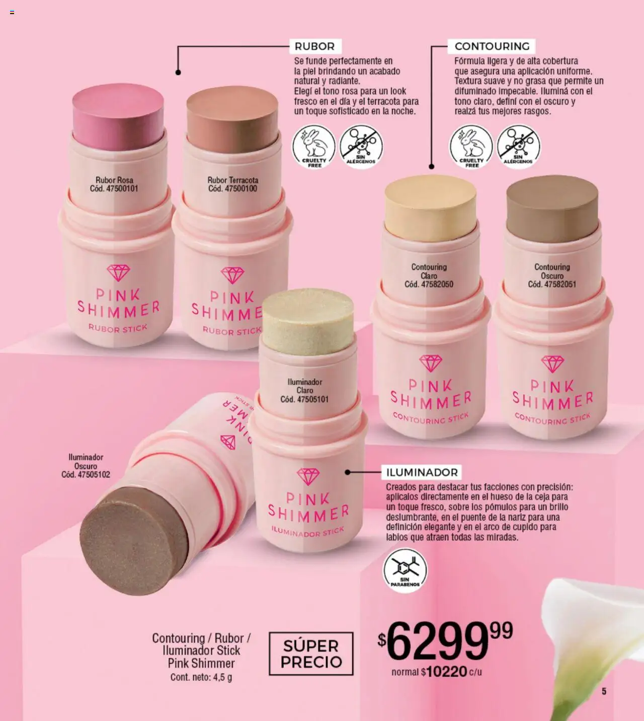 Millanel catálogo │ válido desde el 18.08.2025 | Página: 5 | Productos: Sobre, Iluminador, Rubor, Brillo