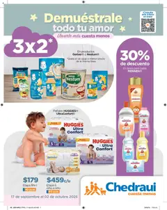 Vista previa de Chedraui - Promociones, nuevo folleto de la tienda, válido en México a partir del 17.09.2025