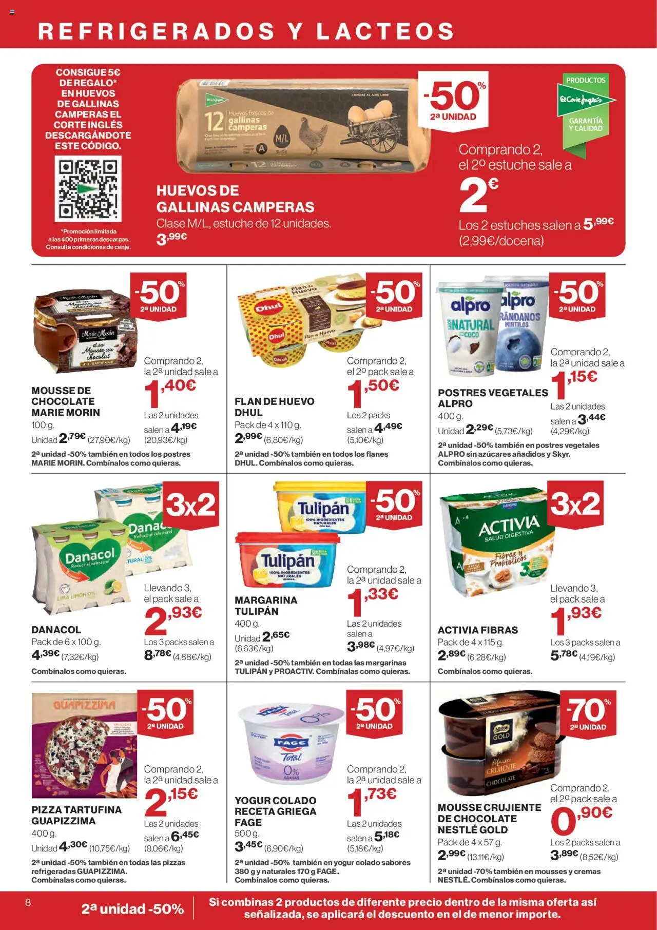 Nuevas ofertas de El Corte Inglés válidas en toda la República Mexicana desde el 11.09.2025. ¡Encuentra las mejores ofertas en El Corte Inglés - Catálogo Nuestros Mejores Precios! | Página: 8 | Productos: Lima, Estuche, Pizza, Yogur