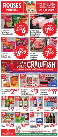 Preview of Rouses weekly ads valid from 08.04.2026