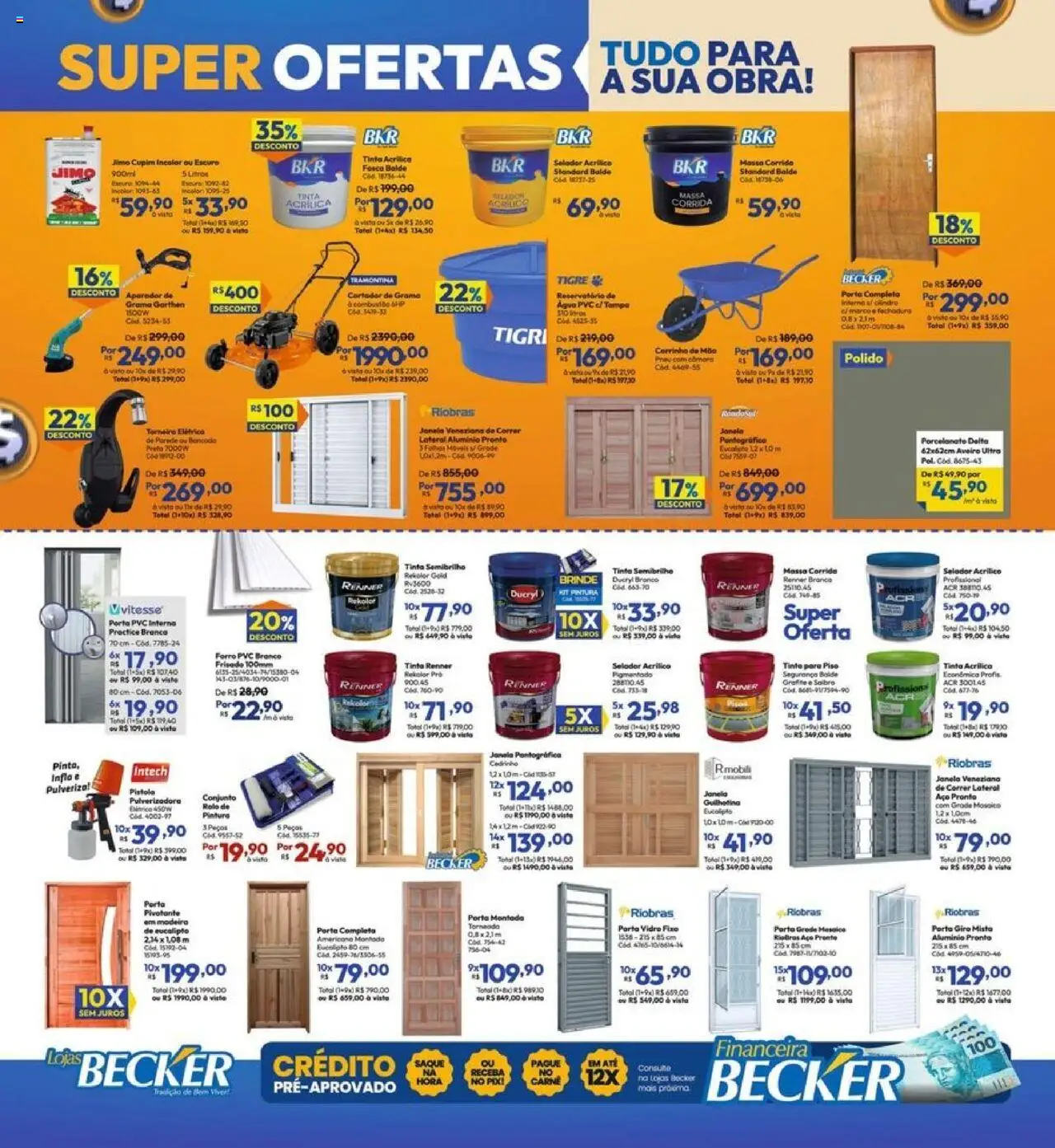 Lojas Becker Folheto - válido de 01.10.2025 | Página: 15 | Produtos: Piso, Selador, Massa, Cortador