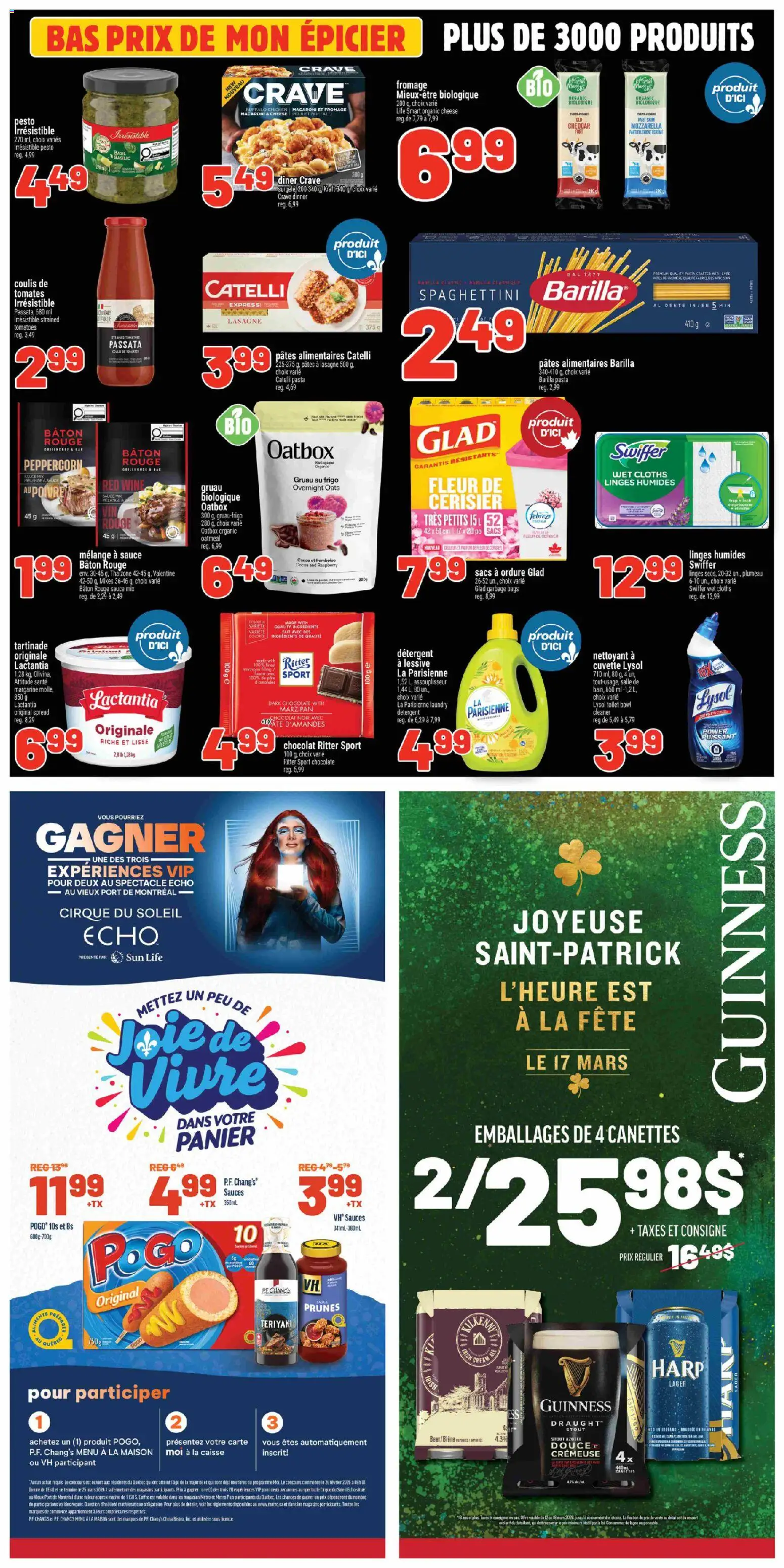 Metro flyer valid from 12.03.2026 | Page: 17 | Products: Pasta, Cheese, Chocolate, Wine