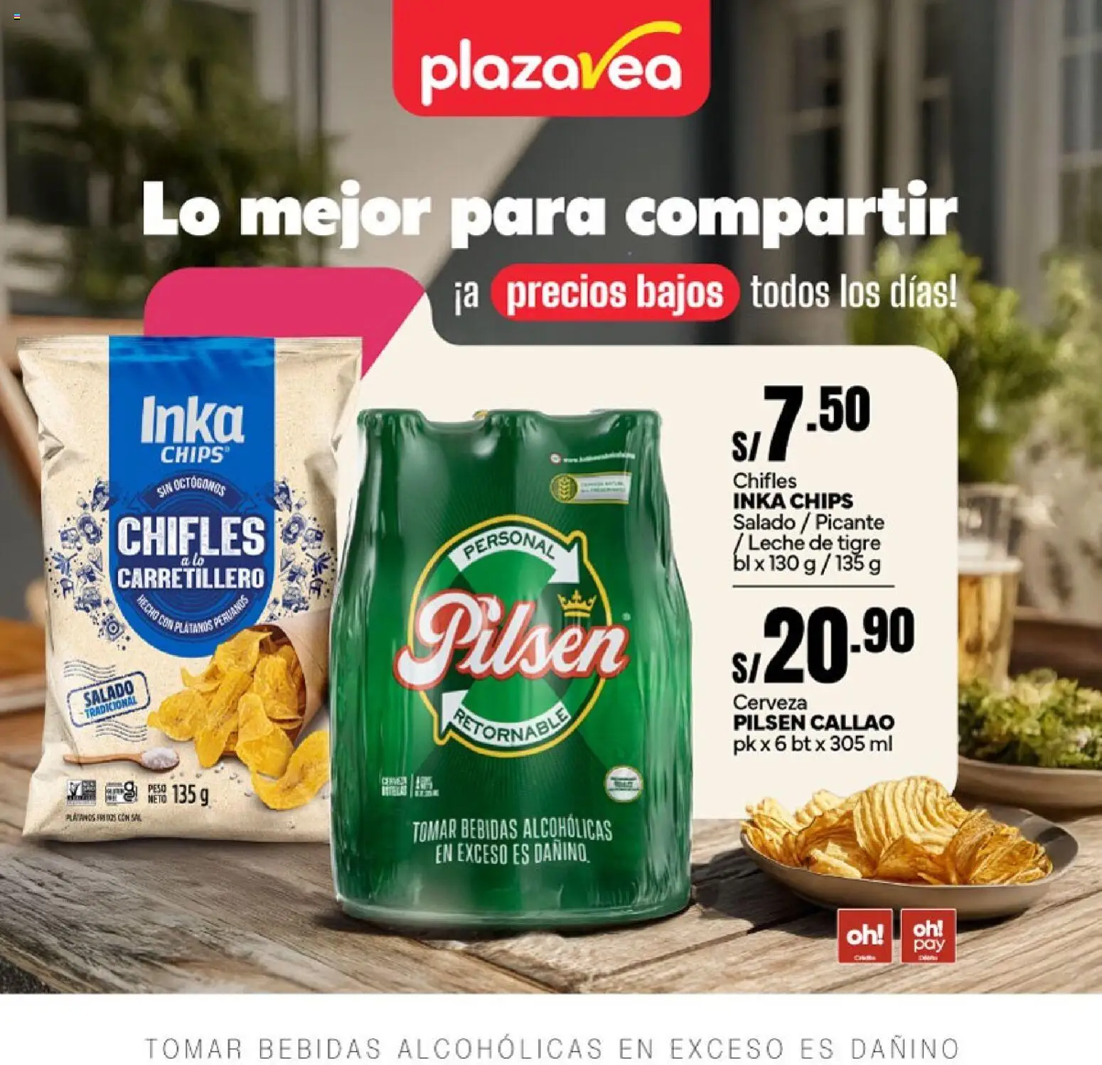Catálogo Plaza Vea válido desde 02.02.2026 | Página: 1 | Productos: Leche, Cerveza, Plátanos