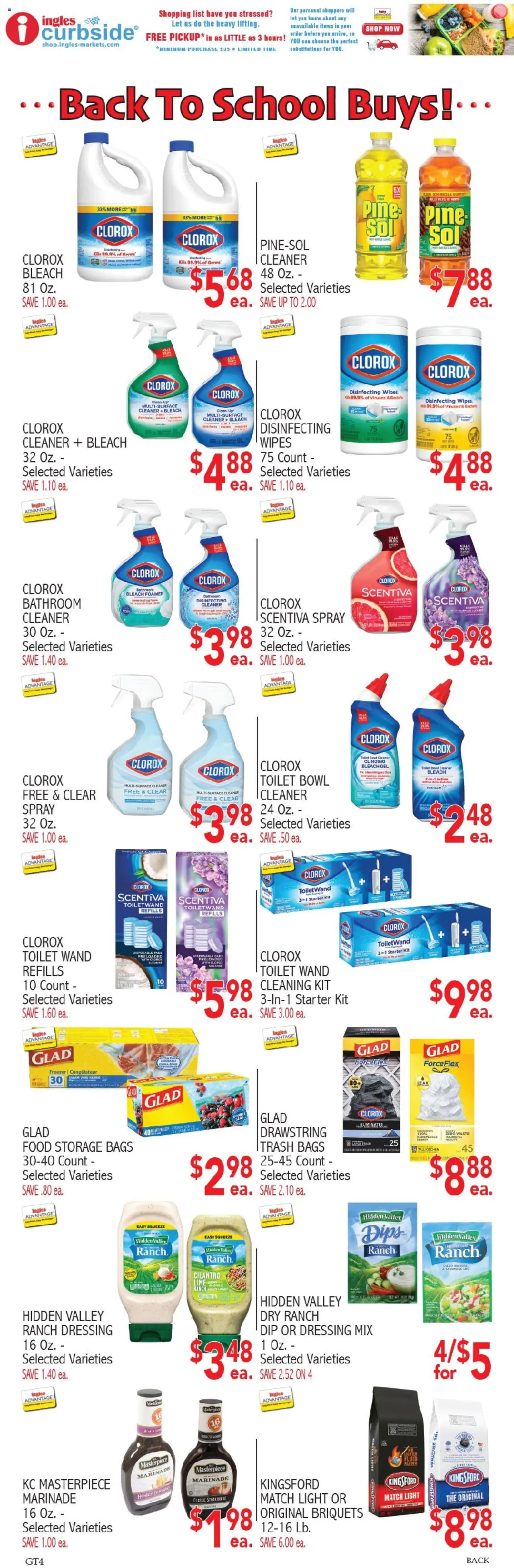 Ingles Weekly Ad - valid from 20.08.2025 | Page: 7 | Products: Pads, Starter, Lime, Freezer