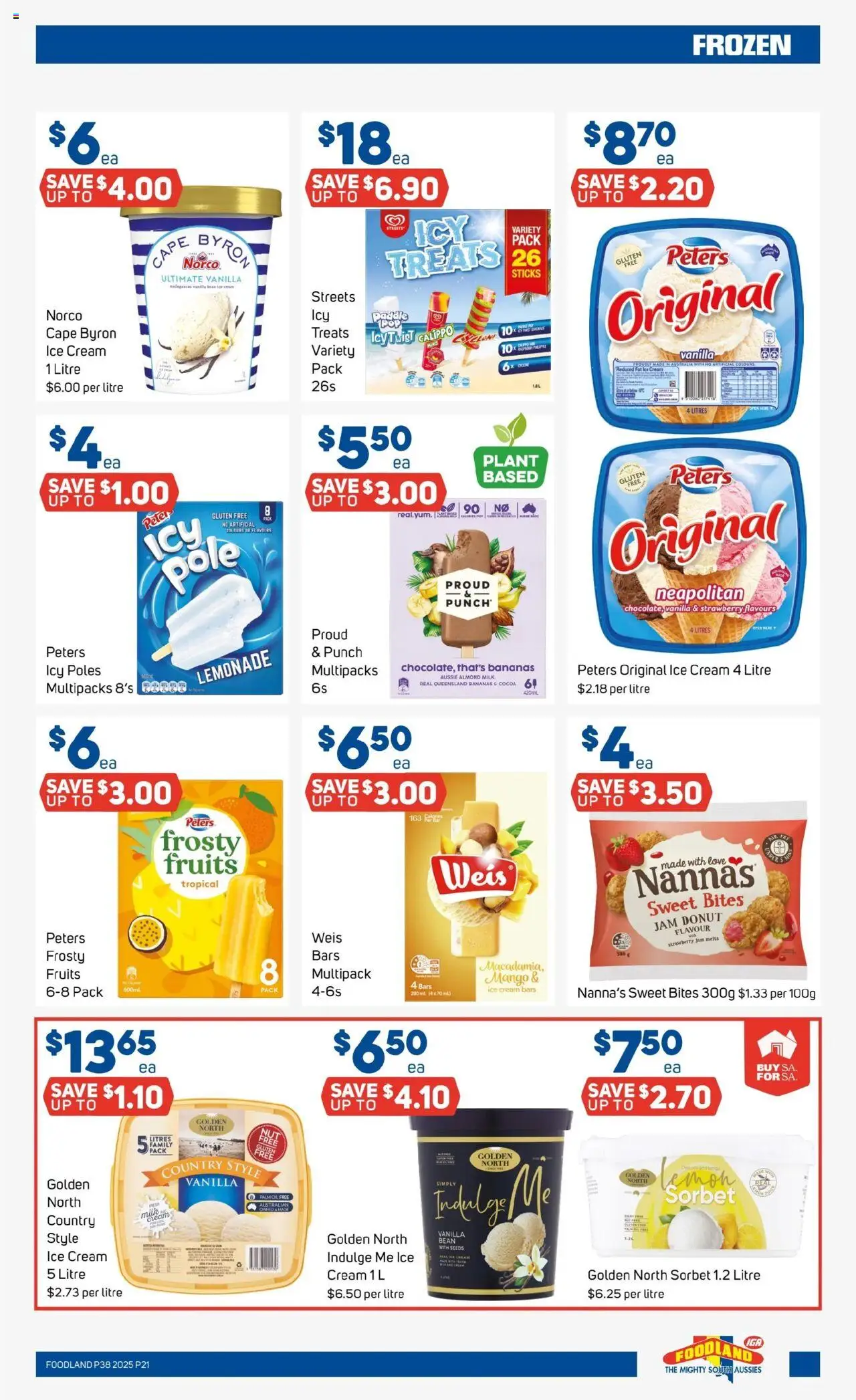 Foodland catalogue - valid from 17.09.2025 | Page: 21 | Products: Plant, Oil, Ice cream, Fruits