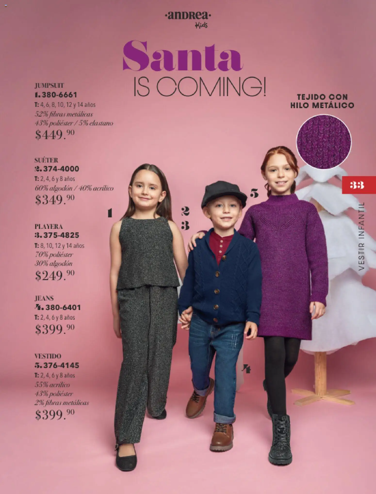 Nuevas ofertas de Andrea válidas en toda la República Mexicana desde el 16.11.2025. ¡Encuentra las mejores ofertas en Andrea catálogo Moda Joven! | Página: 33