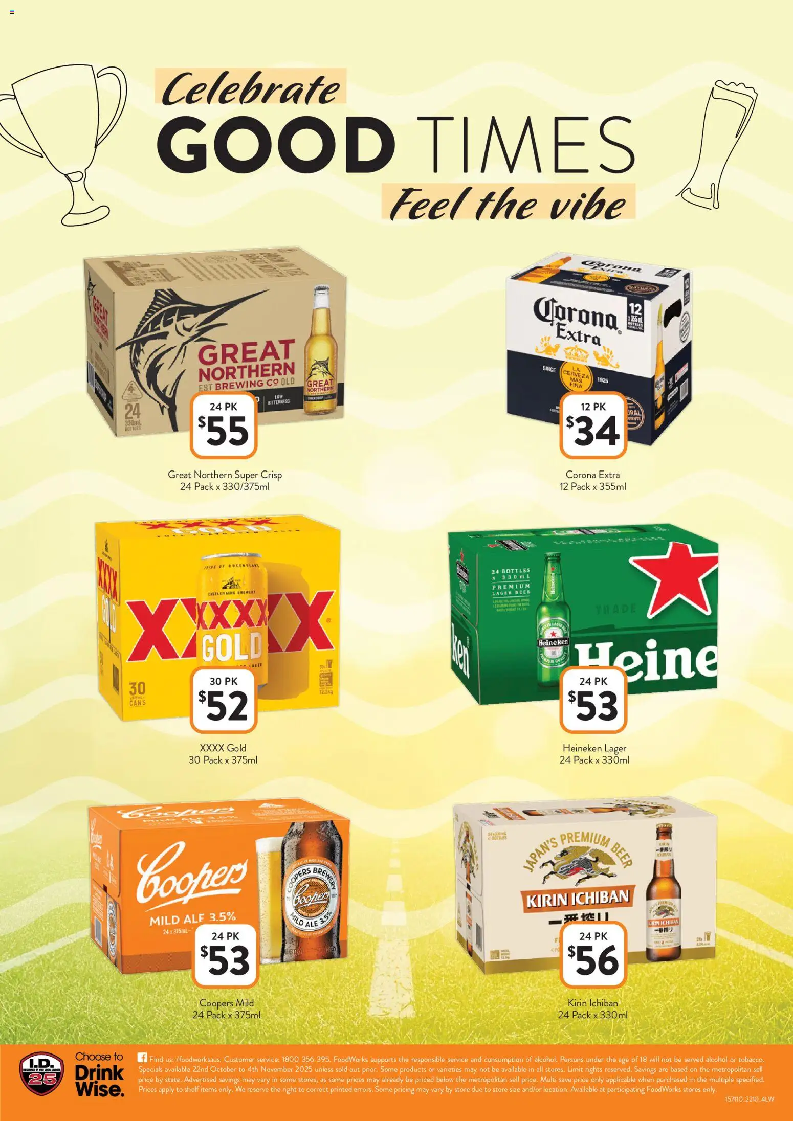 Foodworks catalogue - valid from 22.10.2025 | Page: 4 | Products: Shelf, Beer