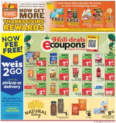 Preview of Weis weekly ads valid from 23.10.2025 | Page: 12 | Products: Cookies, Spices, Vegetables, Sugar