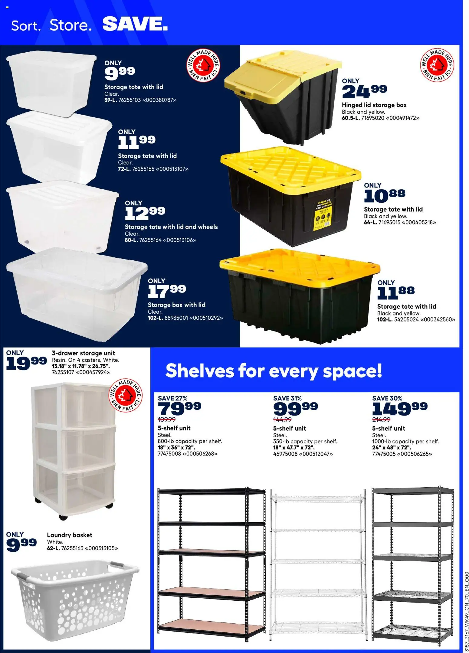 Rona flyer valid from 01.01.2026 | Page: 7 | Products: Box, Basket
