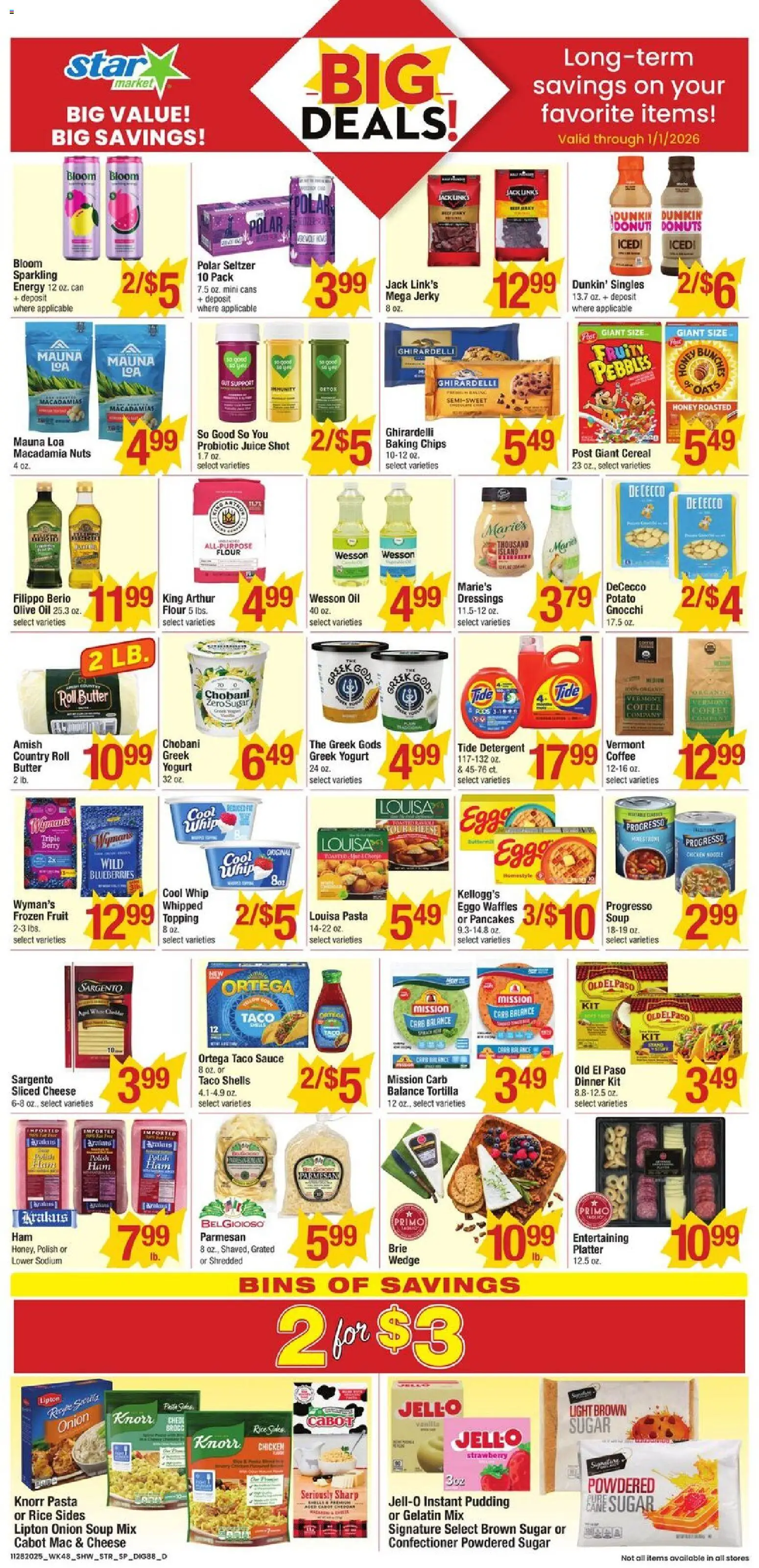Star Market Weekly Ad - valid from 28.11.2025 | Page: 4 | Products: Cheese, Coffee, Rice, Chips