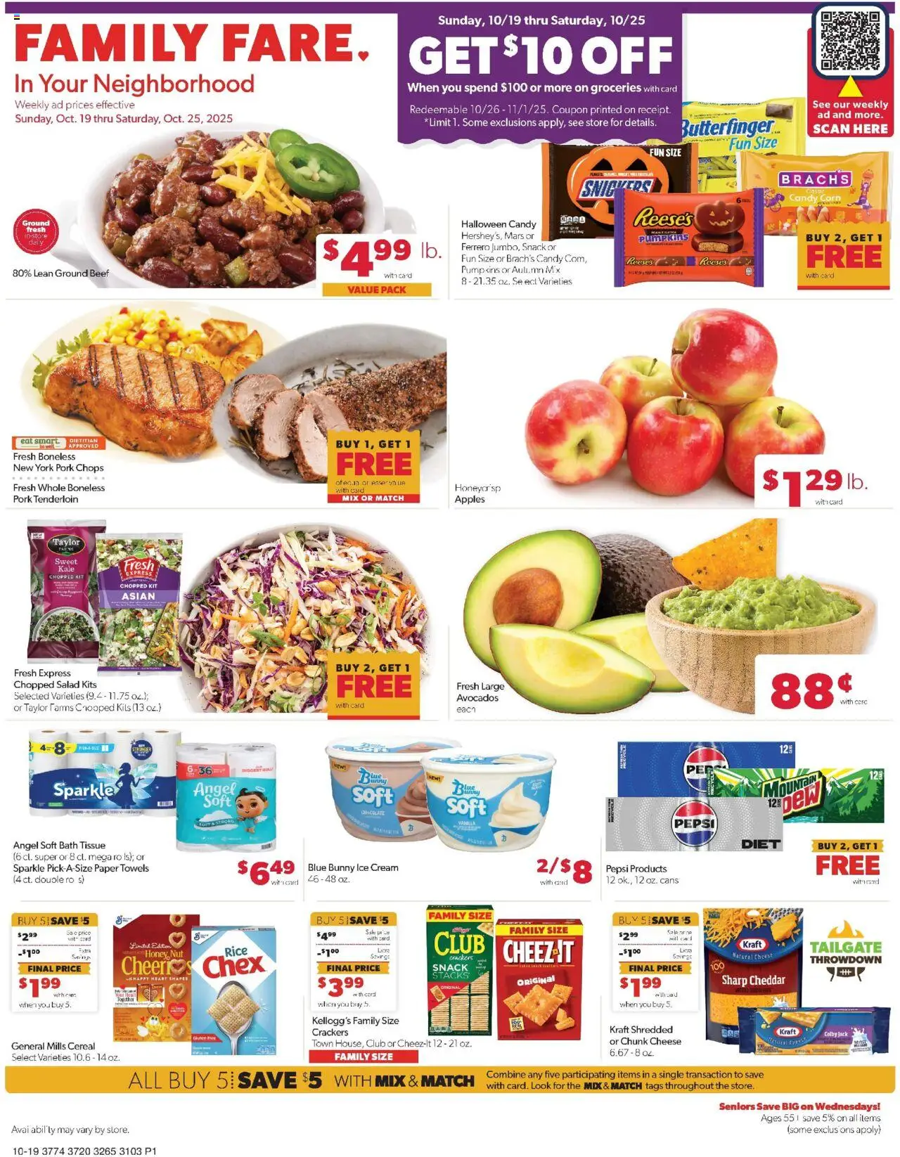 Family Fare Weekly Ad - NE - valid from 19.10.2025 | Page: 1