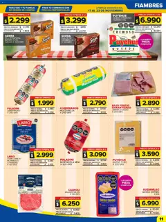 Vista previa Carrefour Maxi catálogo válido desde el 17.11.2025 | Página: 13 | Productos: Jamón cocido, Batata, Queso, Cerdo