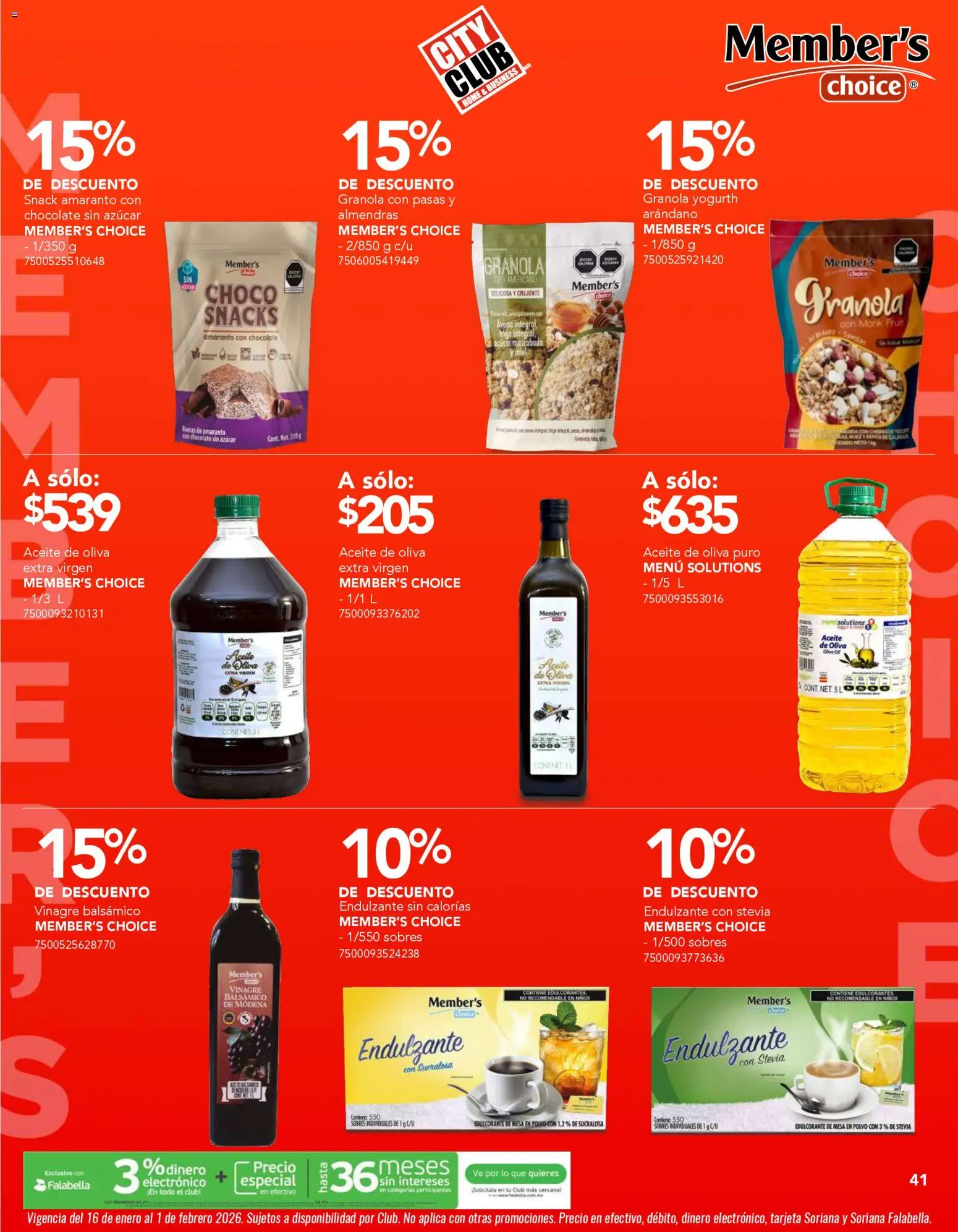 Nuevas ofertas de City Club válidas en toda la República Mexicana desde el 01.01.2026. ¡Encuentra las mejores ofertas en City Club catálogo! | Página: 41