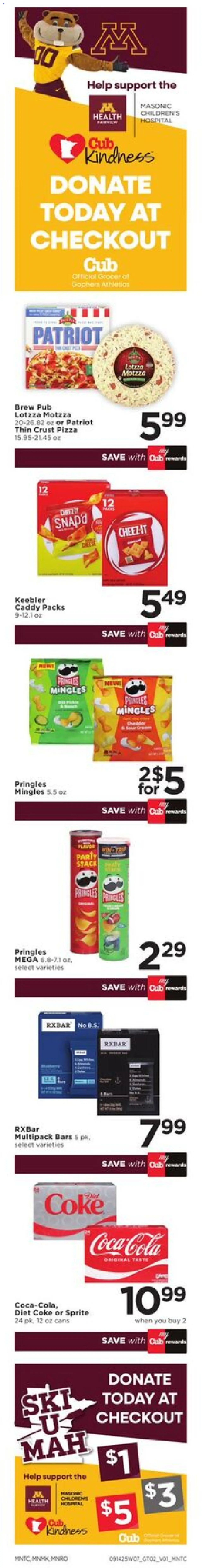 Cub Foods Weekly Ad - valid from 14.09.2025 | Page: 2 | Products: Pizza
