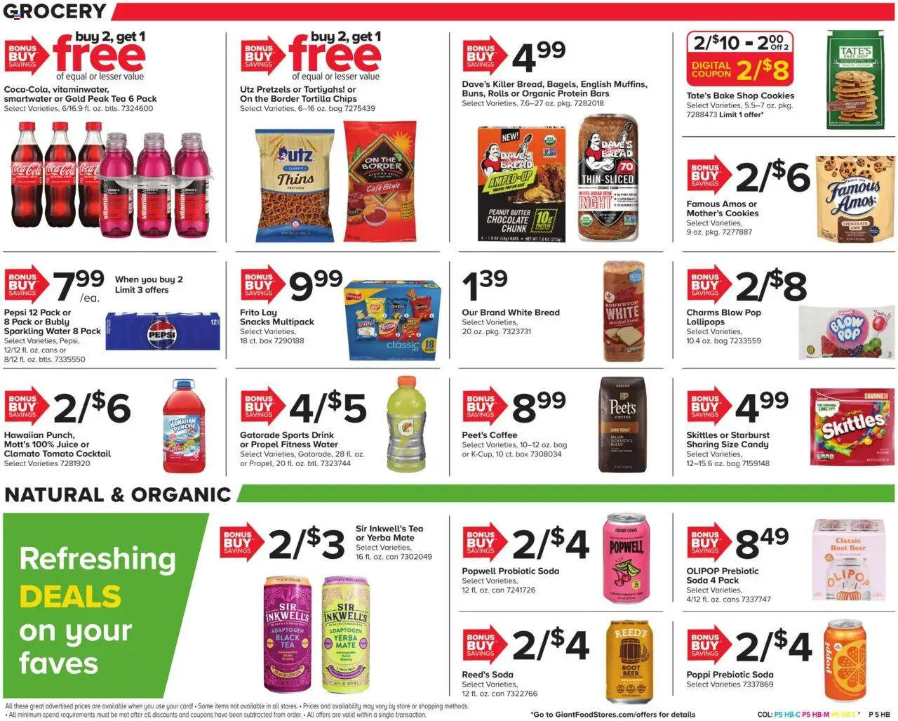 Giant Weekly Ad - valid from 01.08.2025 | Page: 10 | Products: Box, Tea, Cookies, Water