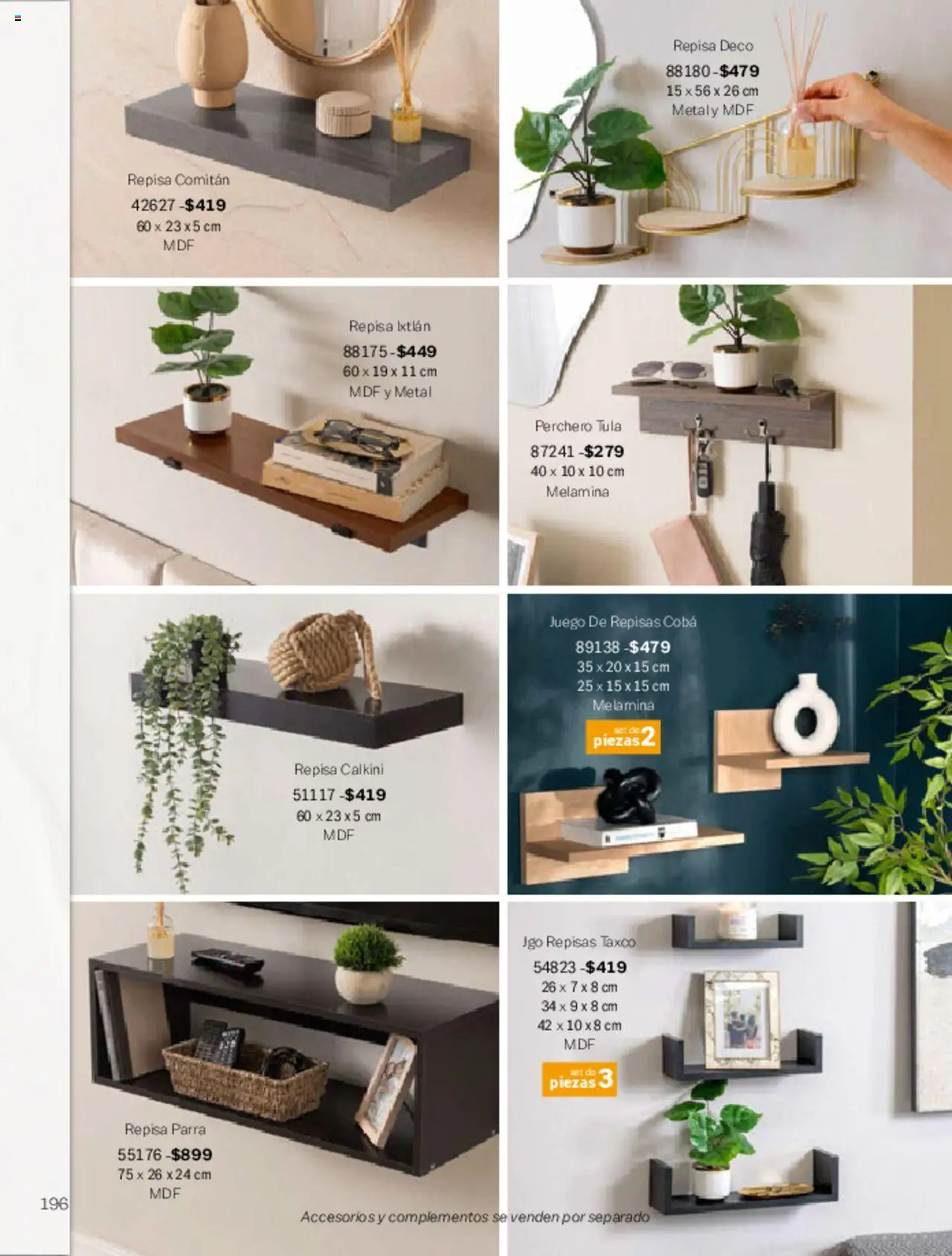 Nuevas ofertas de Vianney válidas en toda la República Mexicana desde el 07.03.2025. ¡Encuentra las mejores ofertas en Vianney catálogo Primavera! | Página: 200 | Productos: Repisa, Juego, Perchero