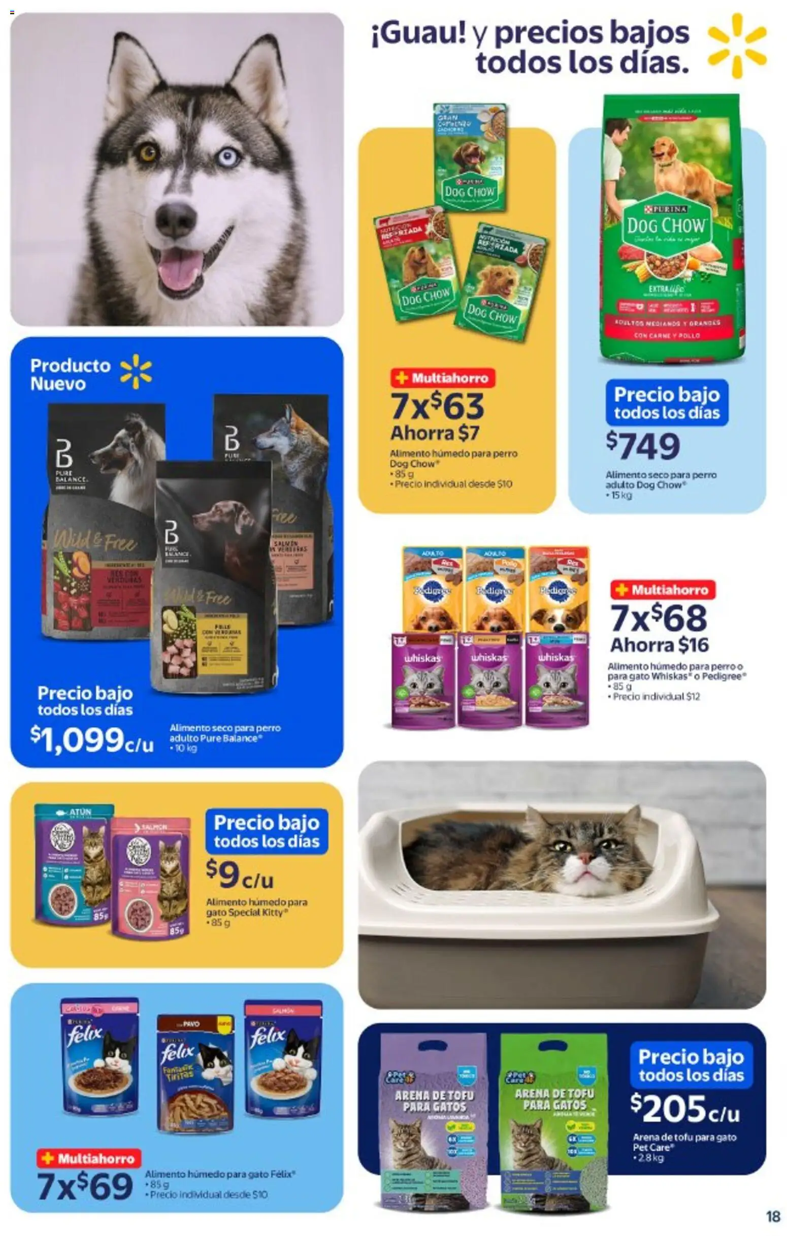 Nuevas ofertas de Walmart válidas en toda la República Mexicana desde el 20.11.2025. ¡Encuentra las mejores ofertas en Walmart folleto Precios bajos todos los días! | Página: 18 | Productos: Pollo, Atún
