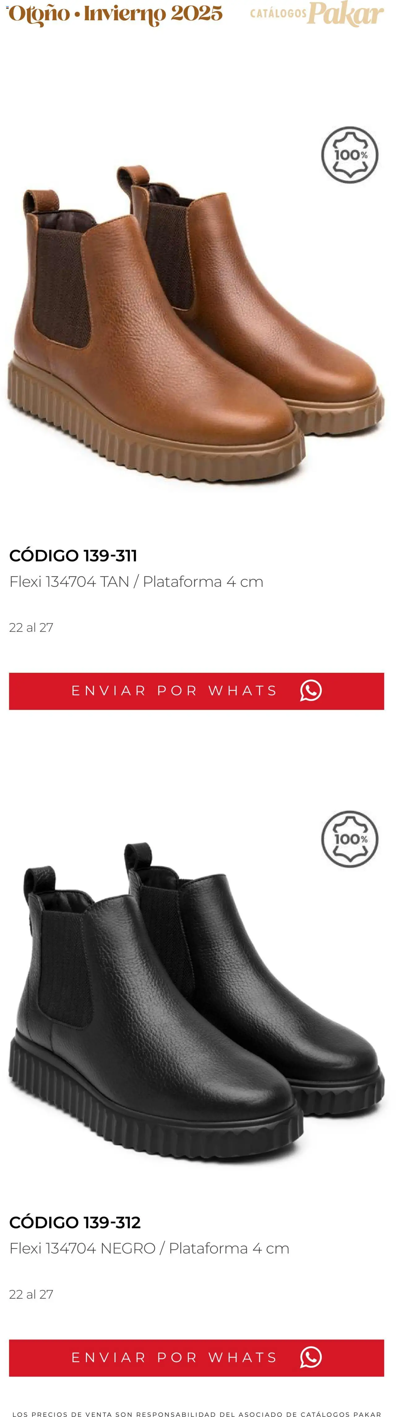 Nuevas ofertas de SC Pakar válidas en toda la República Mexicana desde el 10.10.2025. ¡Encuentra las mejores ofertas en SC Pakar - Catálogo Flexi otoño / invierno! | Página: 28
