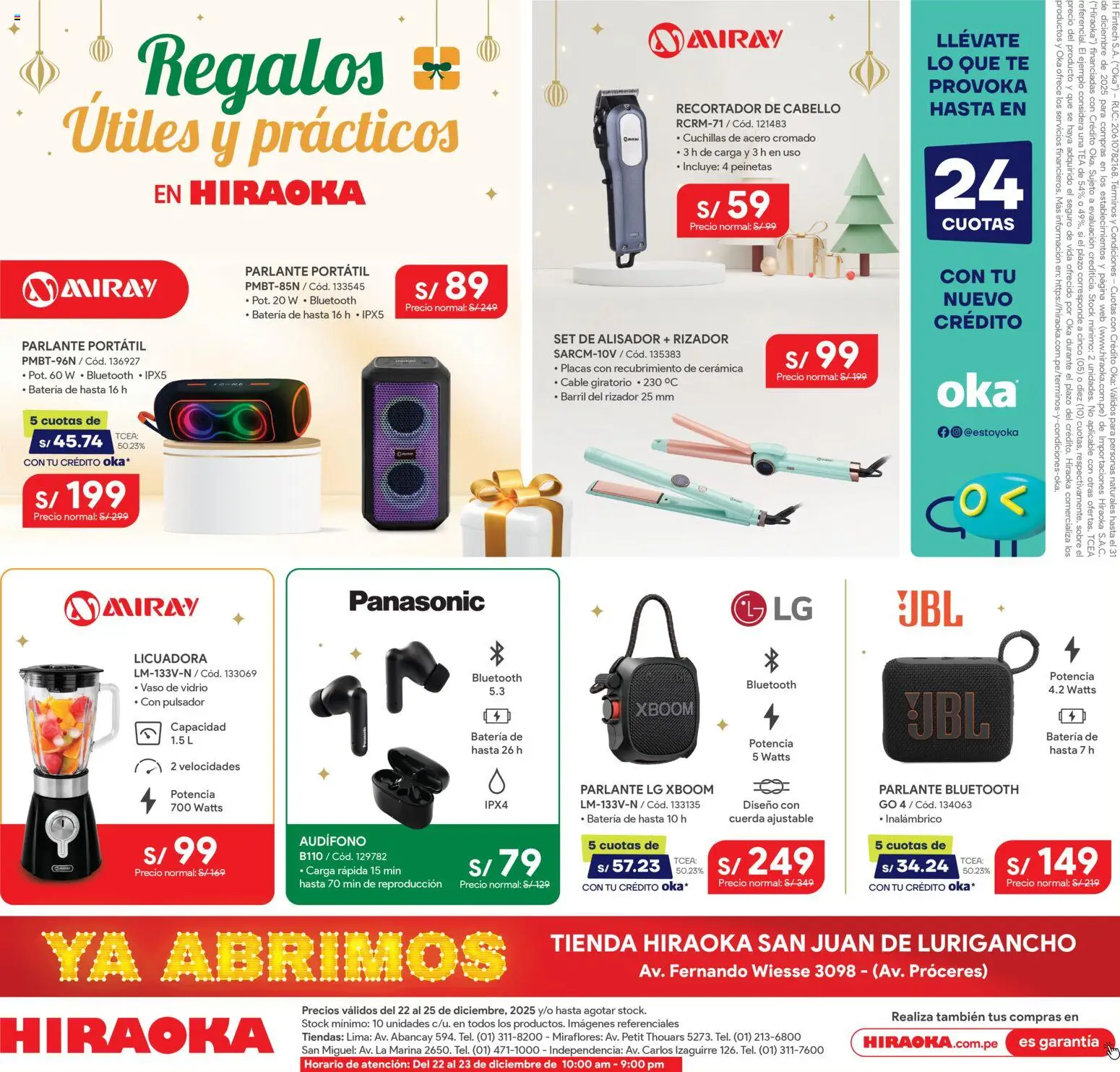 Catálogo Hiraoka válido desde 22.12.2025 | Página: 1