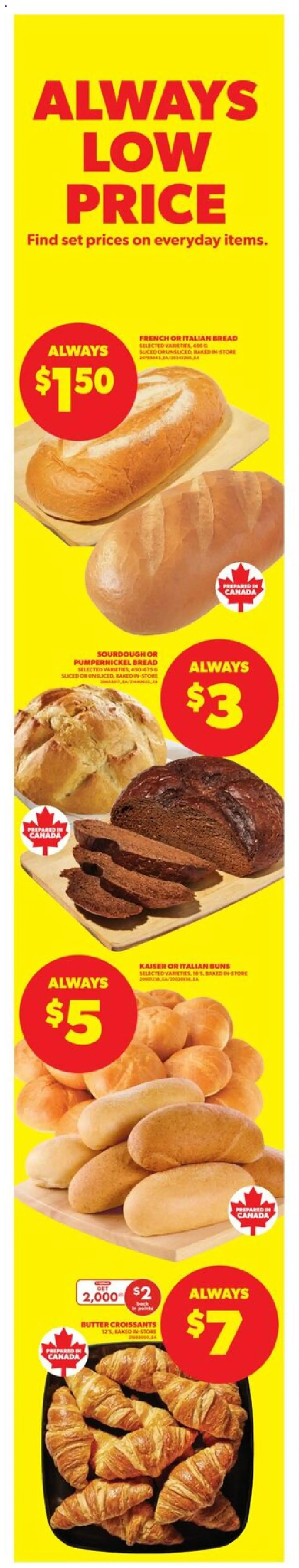 Real Canadian Superstore flyer valid from 12.06.2025 | Page: 1 | Products: Butter, Bread