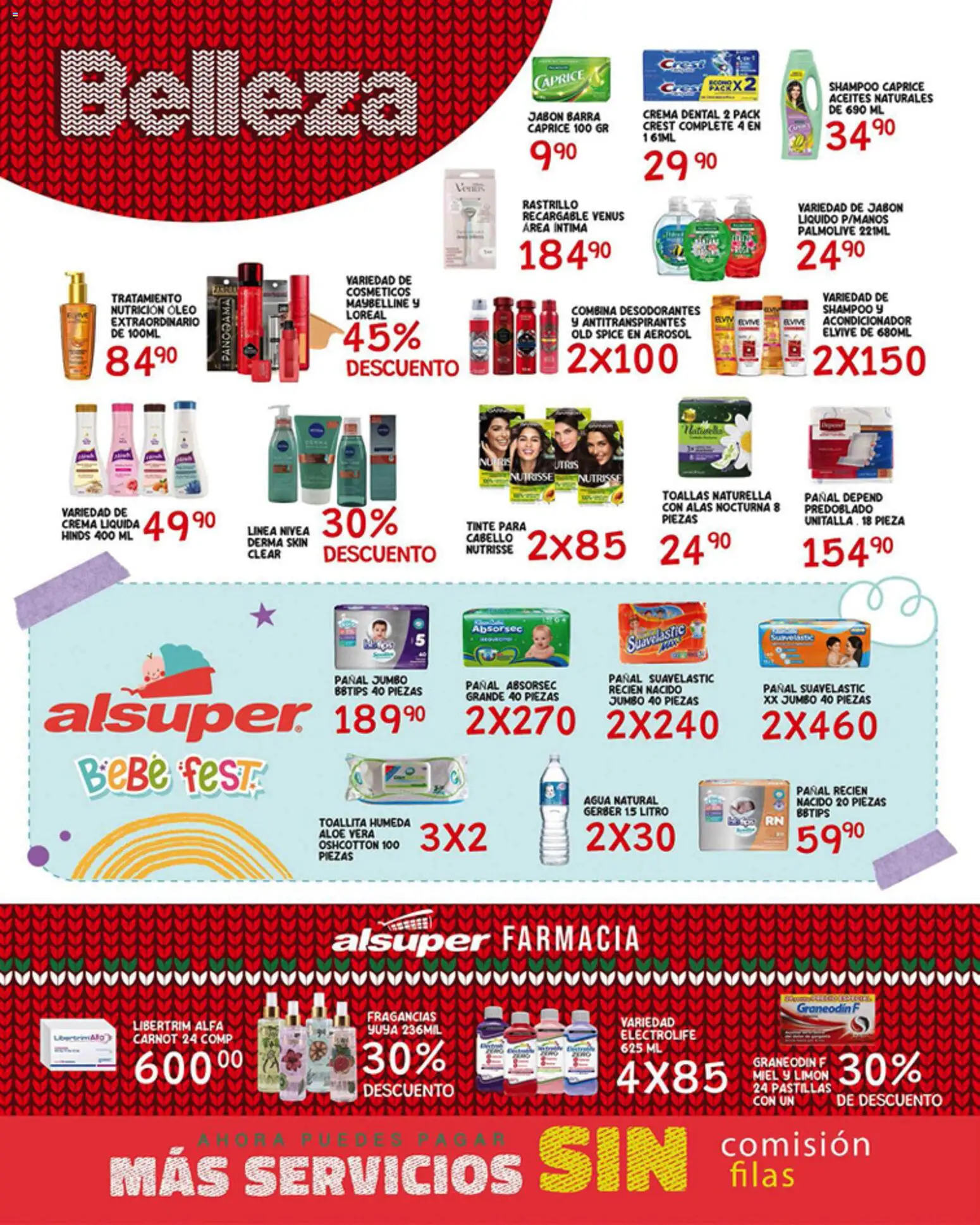 Nuevas ofertas de Alsuper válidas en toda la República Mexicana desde el 23.12.2025. ¡Encuentra las mejores ofertas en Alsuper folleto Durango! | Página: 4 | Productos: Jabón líquido, Crema, Barra, Body