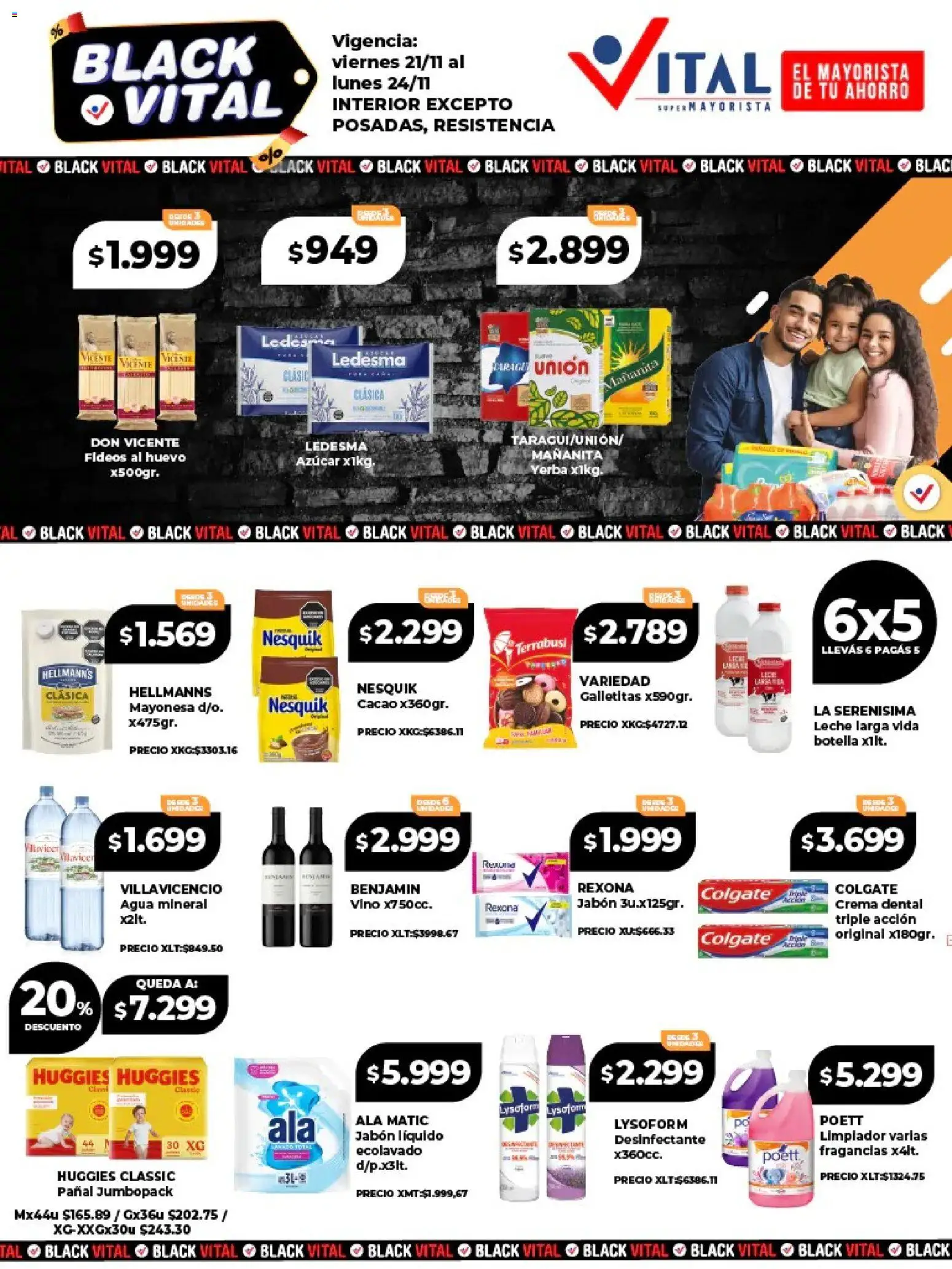 Vital - Ofertas fin - Bahía Blanca │ válido desde el 21.11.2025 | Página: 1 | Productos: Yerba, Jabón, Leche, Cacao