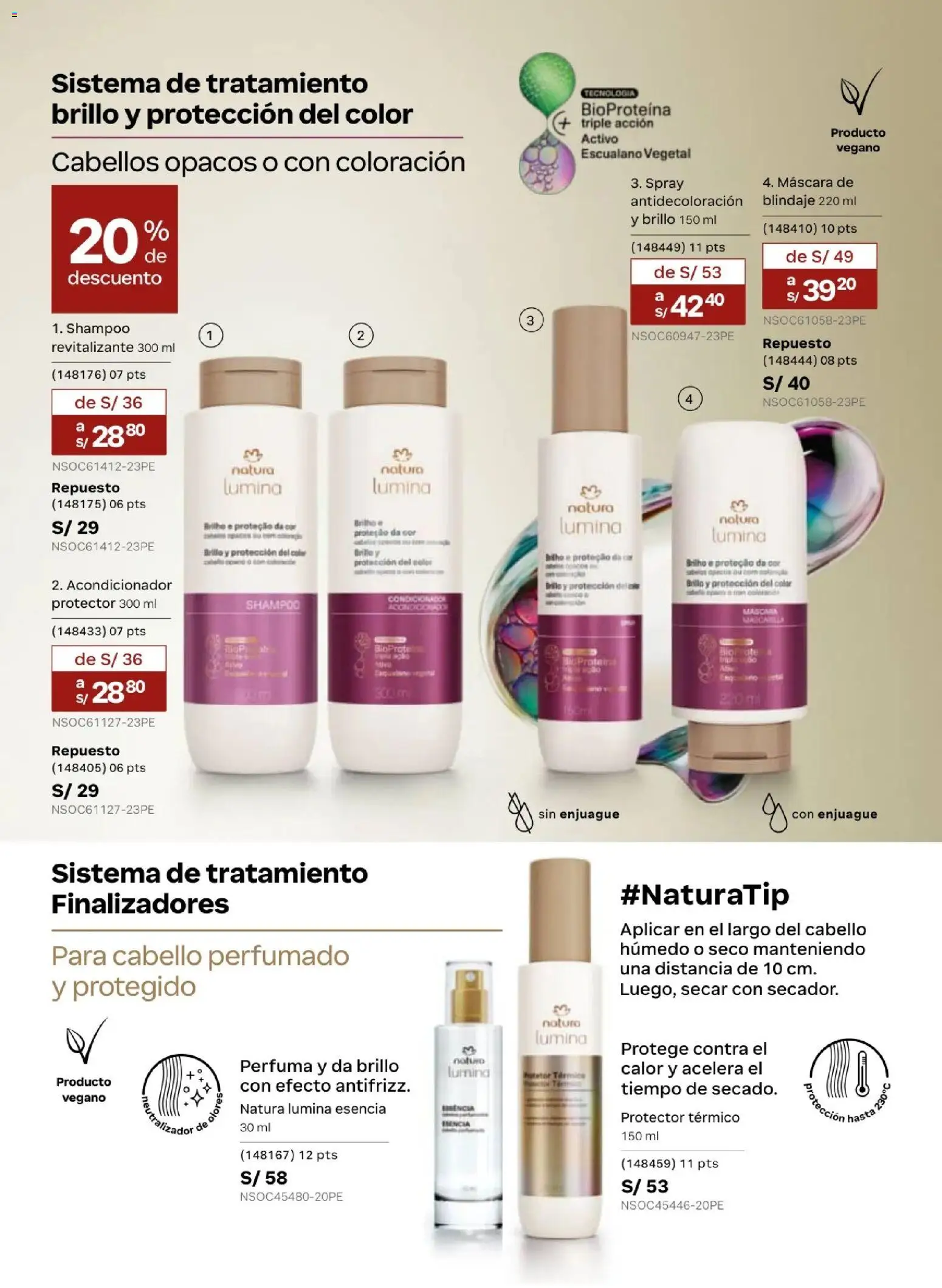 Catálogo Natura válido desde 31.03.2026 | Página: 137 | Productos: Máscara, Shampoo, Acondicionador