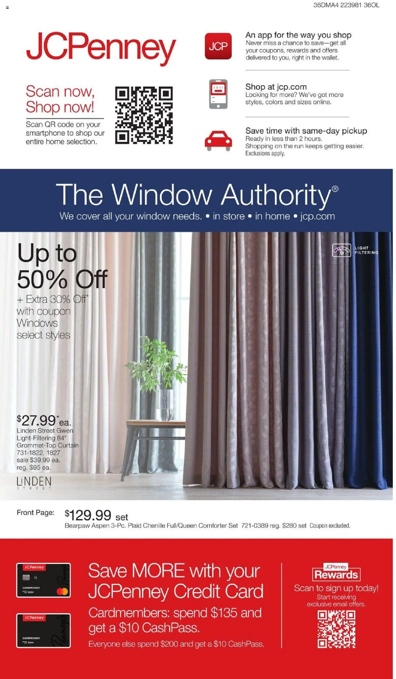 JCPenney Semi-Annual Home Sale - valid from 06.10.2025 | Page: 43 | Products: Smartphone, Comforter