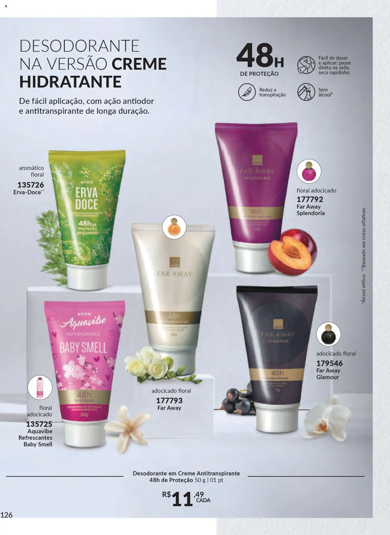 Avon Folheto - válido de 15.01.2026 | Página: 126 | Produtos: Desodorante, Creme
