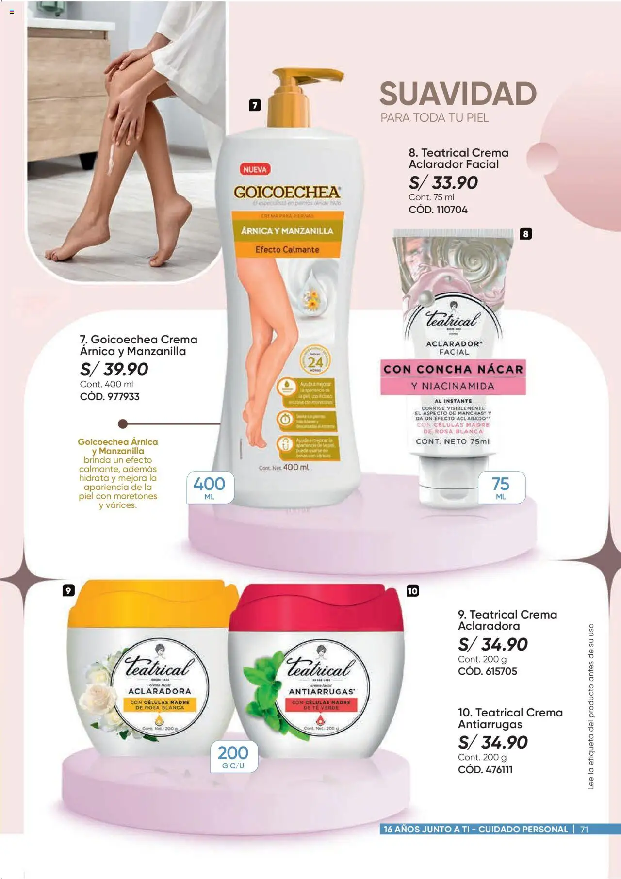 Catálogo Azzorti válido desde 15.09.2025 | Página: 71 | Productos: Té, Crema