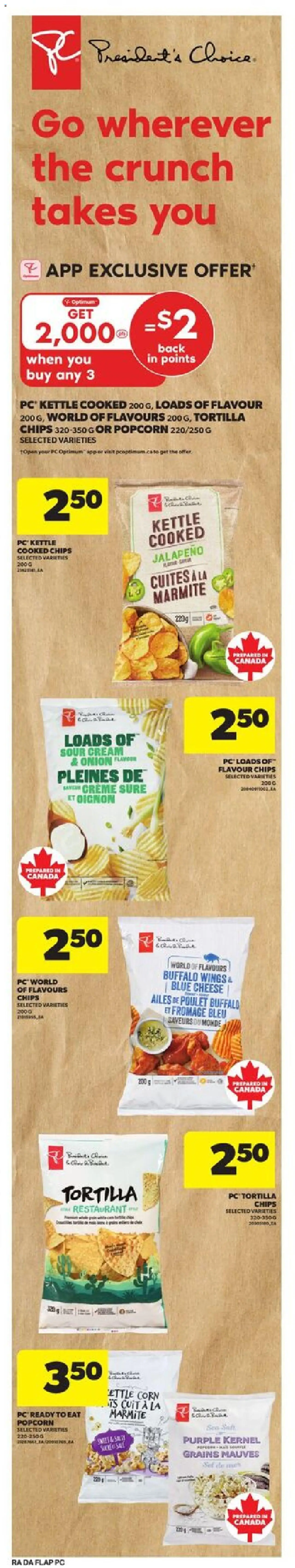 Atlantic Superstore flyer valid from 25.09.2025 | Page: 8 | Products: Cream, PC, Kettle, Cheese