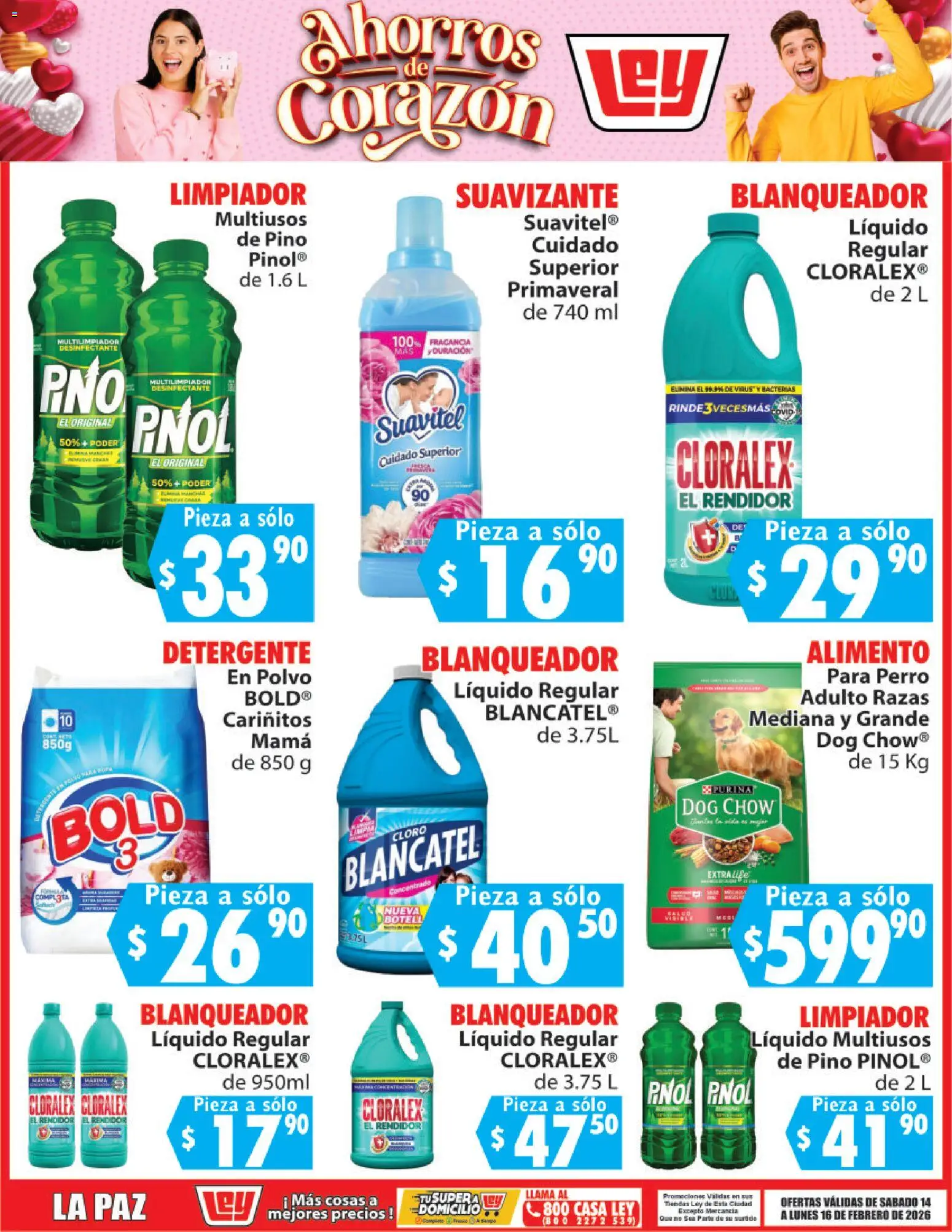Nuevas ofertas de Casa Ley válidas en toda la República Mexicana desde el 14.02.2026. ¡Encuentra las mejores ofertas en Casa Ley folleto Ahorros de Corazón! | Página: 20