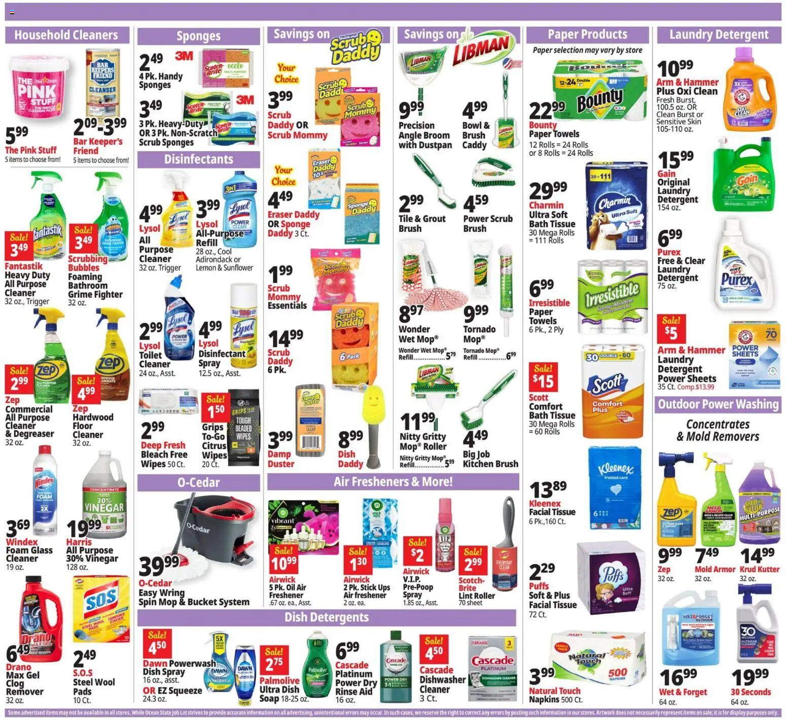Ocean State Job Lot Weekly Ad - valid from 05.03.2026 | Page: 15 | Products: Tampons, Lemon, UPS, Dishwasher