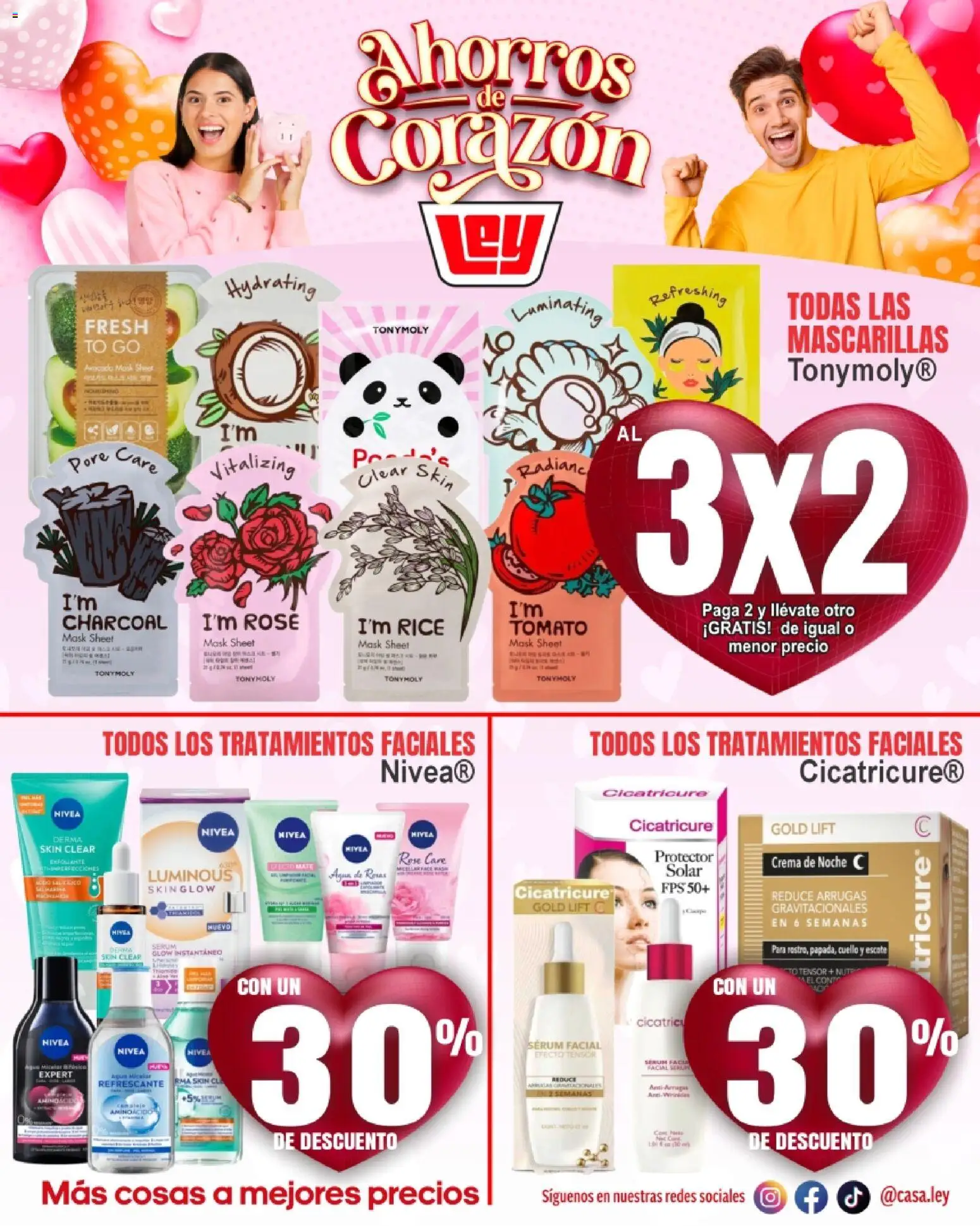 Nuevas ofertas de Casa Ley válidas en toda la República Mexicana desde el 03.02.2026. ¡Encuentra las mejores ofertas en Casa Ley folleto Ahorros de Corazón frontera! | Página: 10 | Productos: Serum, Crema, Mate