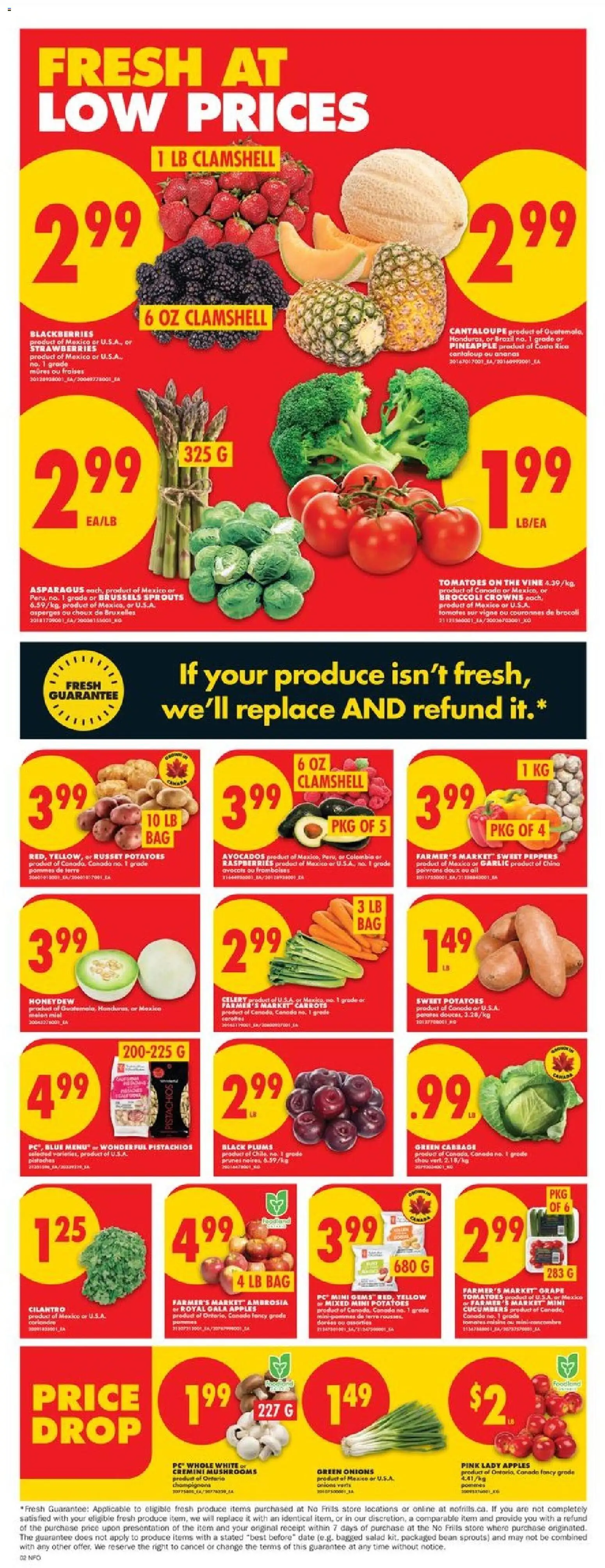 No Frills flyer valid from 26.03.2026 | Page: 3 | Products: Cucumbers, PC, Apples, Tomatoes
