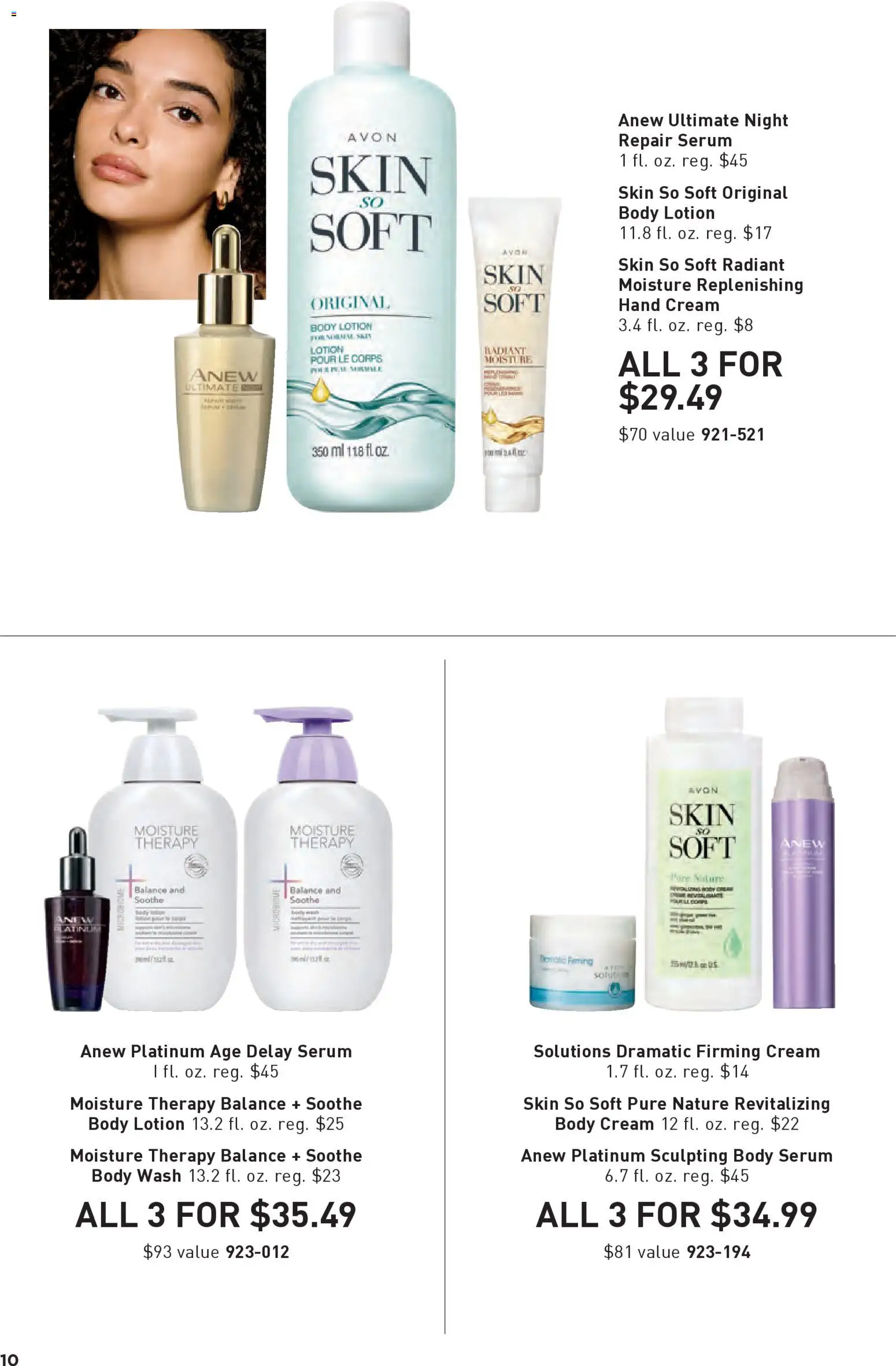 Avon Good Buys Flyer - valid from 22.10.2025 | Page: 10 | Products: Body cream, Hand cream, Cream, Body Wash