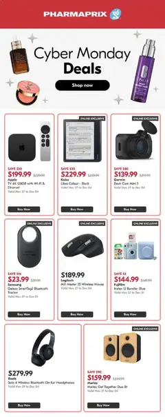Preview of Pharmaprix - Cyber Monday from shop Pharmaprix valid from 27.11.2025