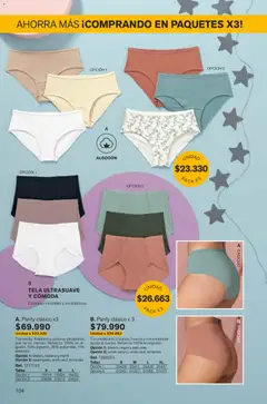 Leonisa - Catálogo principal -  Vista previa de la revista de la tienda Leonisa valido desde el 07.12.2025 | Página: 104 | Productos: Algodón, Cómoda