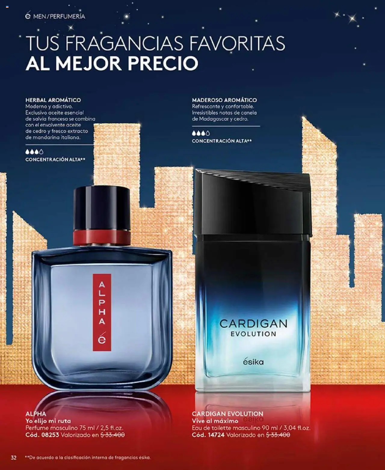 Catálogo Ésika Campaña 17 │ válido desde el 14.10.2025 | Página: 36 | Productos: Perfume, Eau de toilette, Cardigan, Aceite