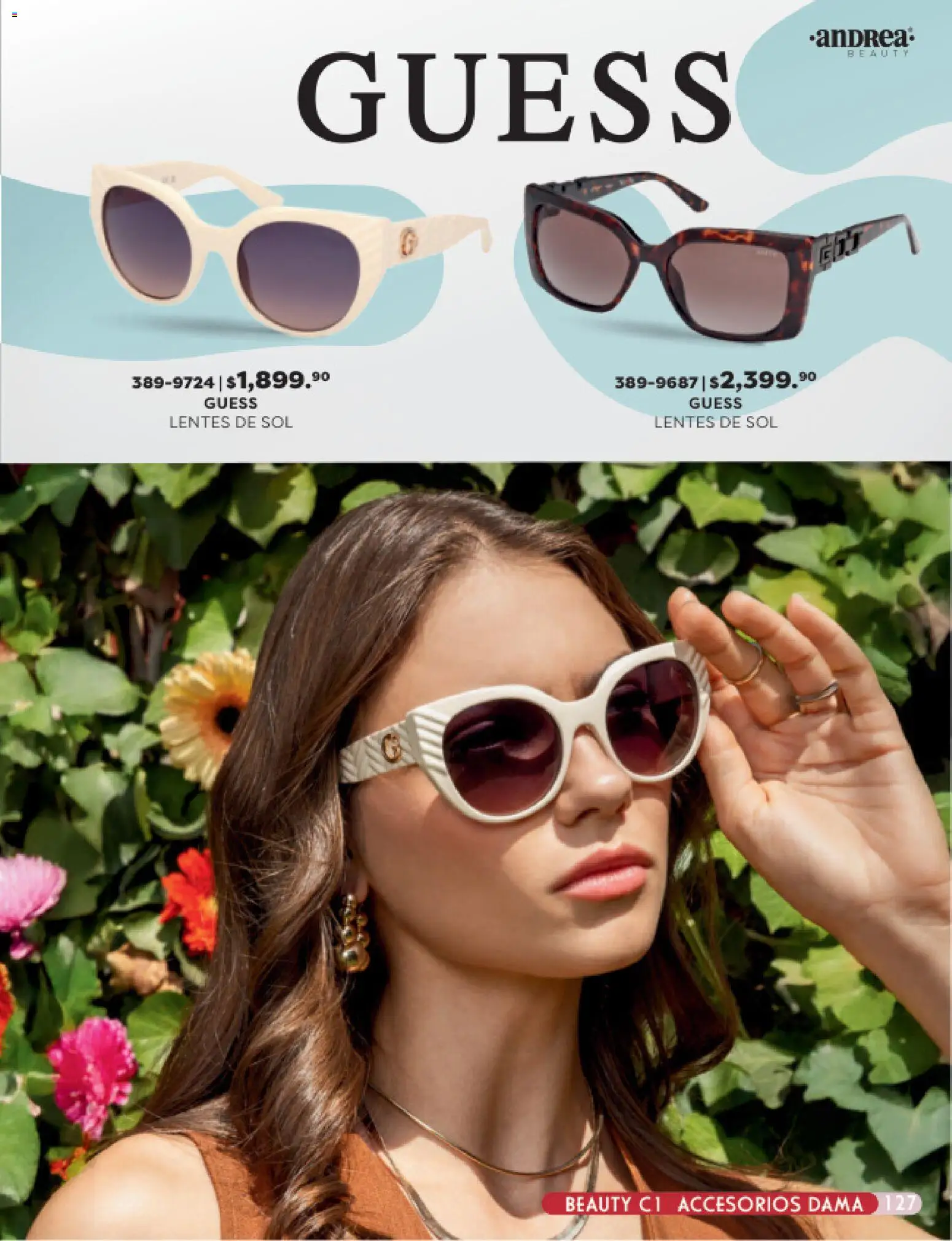 Nuevas ofertas de Andrea válidas en toda la República Mexicana desde el 25.01.2026. ¡Encuentra las mejores ofertas en Andrea catálogo Beauty! | Página: 127 | Productos: Lentes, Lentes de sol