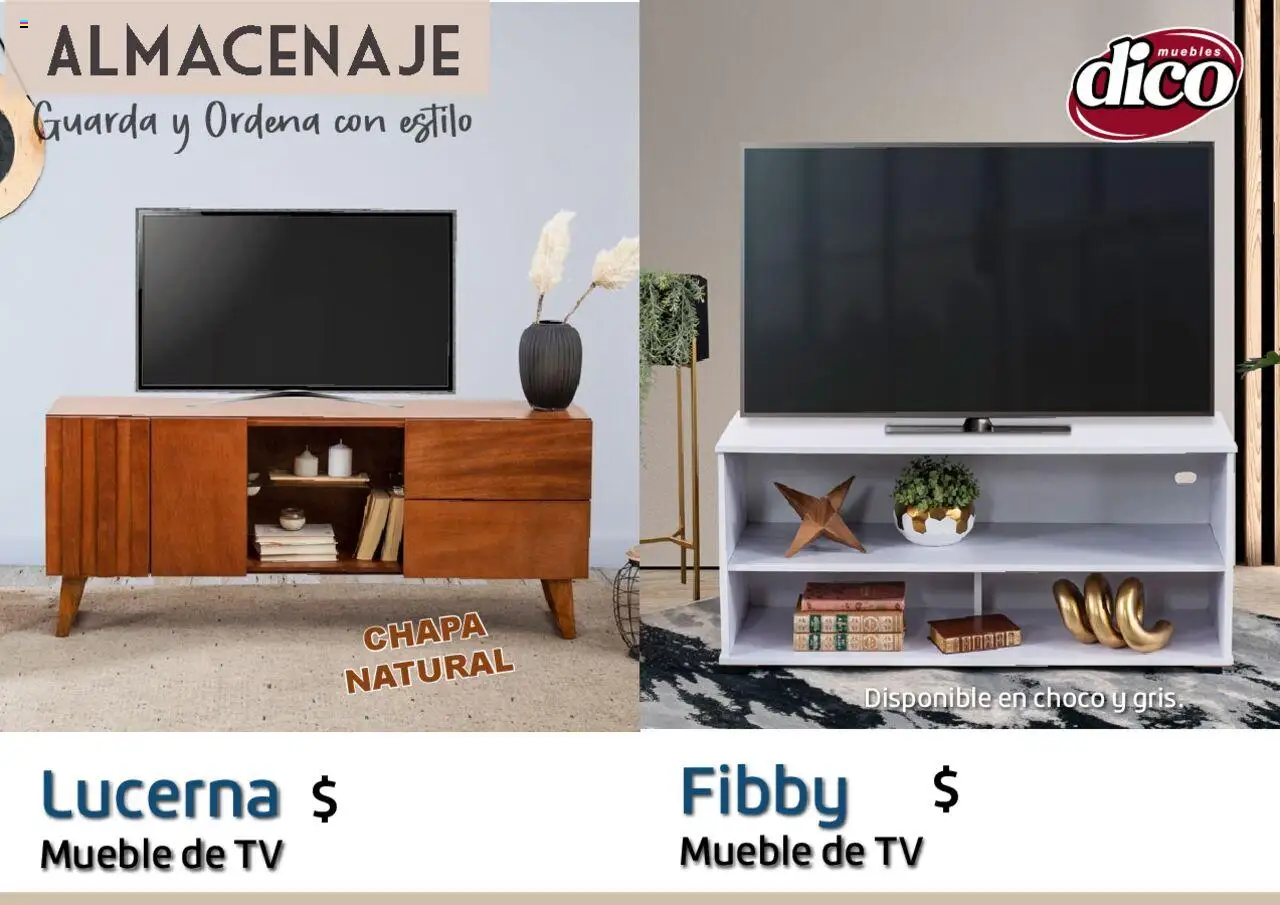 Nuevas ofertas de Muebles Dico válidas en toda la República Mexicana desde el 12.02.2025. ¡Encuentra las mejores ofertas en Muebles Dico catálogo Almacenaje! | Página: 83 | Productos: Chapa