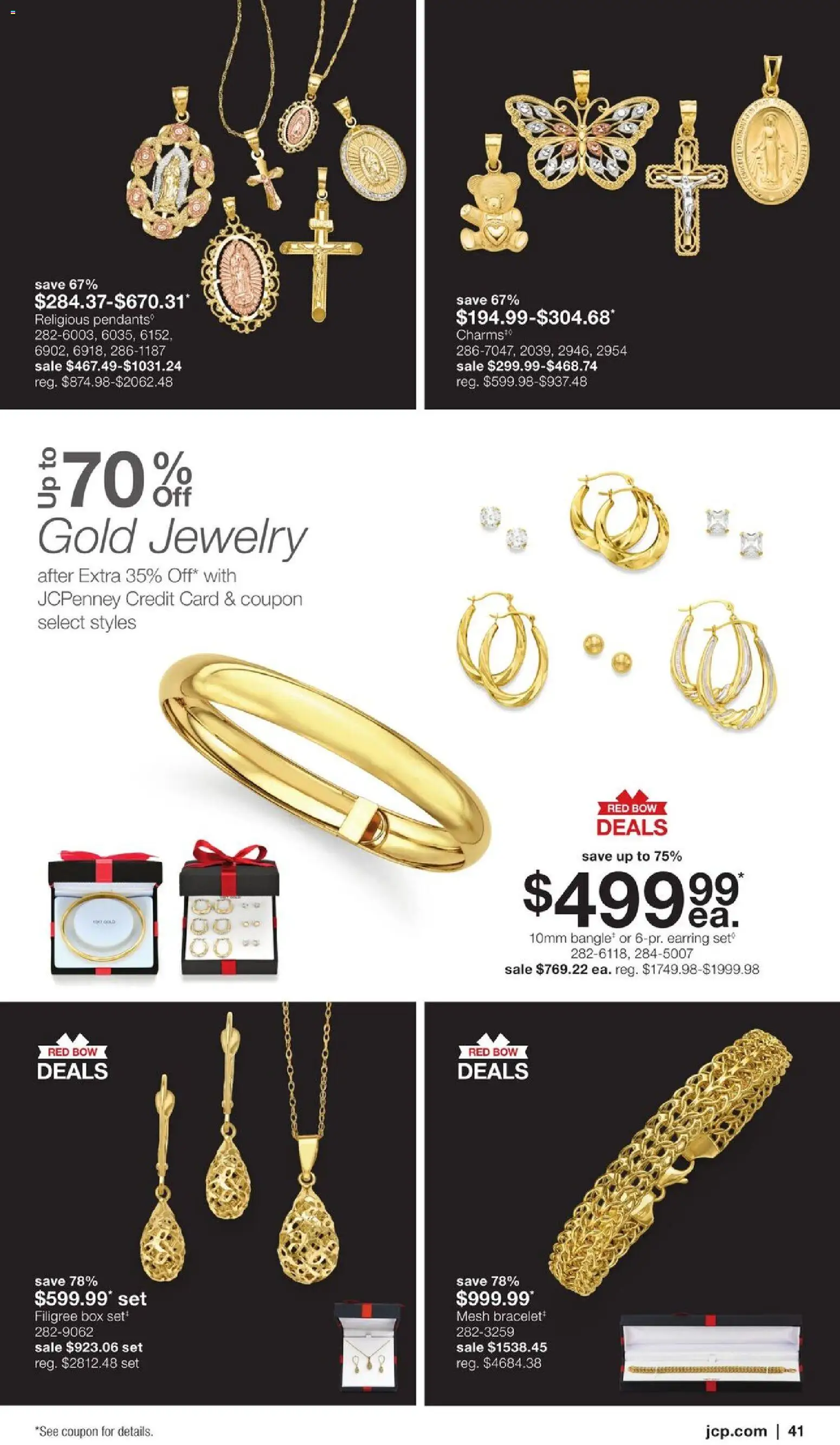 JCPenney Jewelry Sale - valid from 12.03.2026 | Page: 40 | Products: Box, Bow