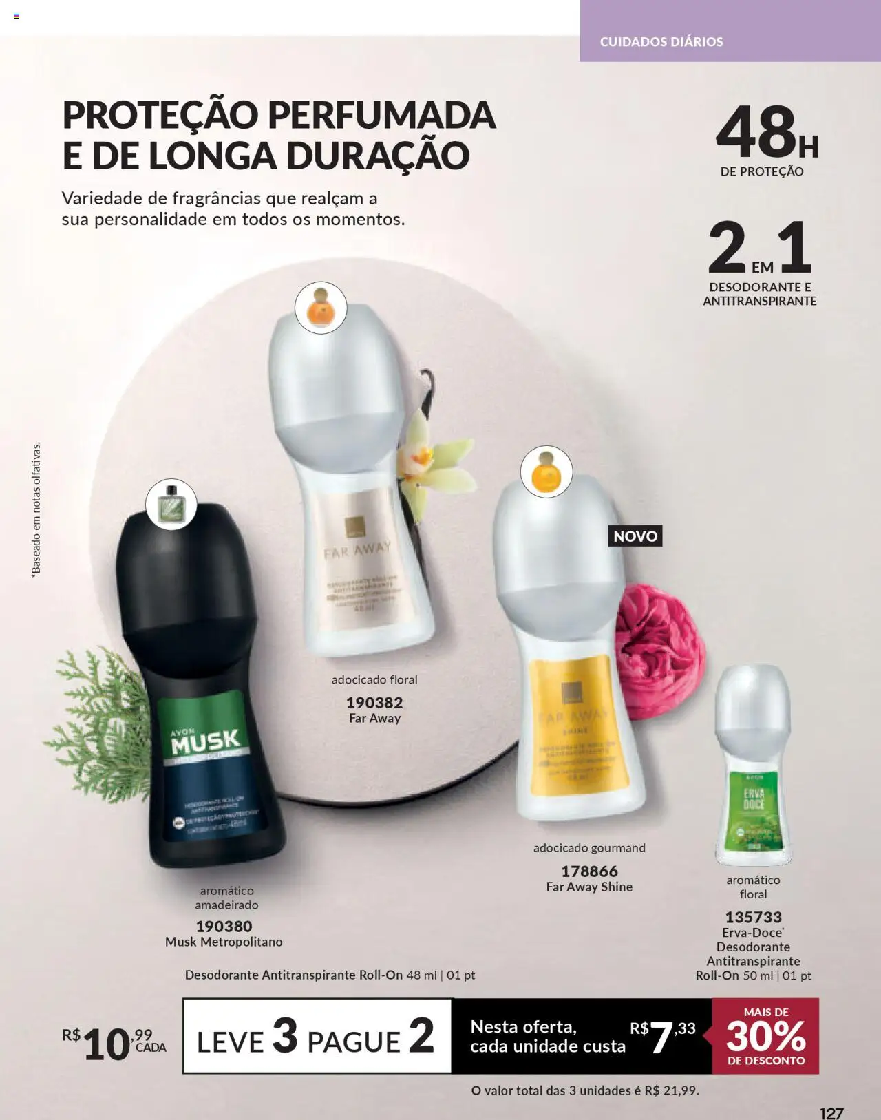 Avon Folheto - válido de 13.08.2025 | Página: 127 | Produtos: Desodorante